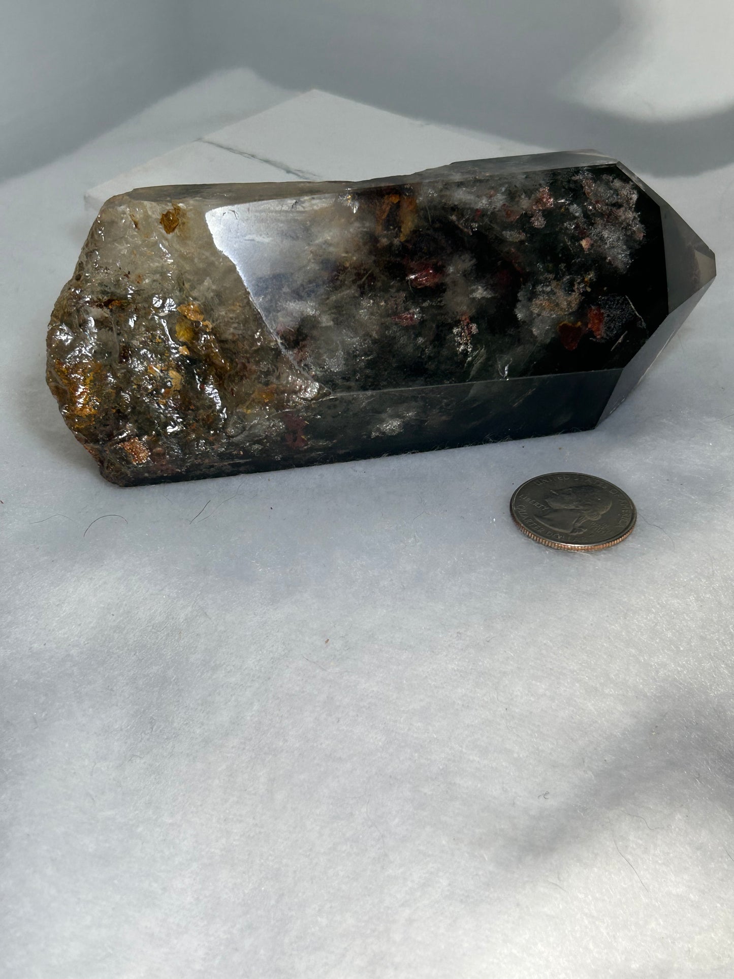 GARDEN QUARTZ FREEFORM-dreams, connection, healing