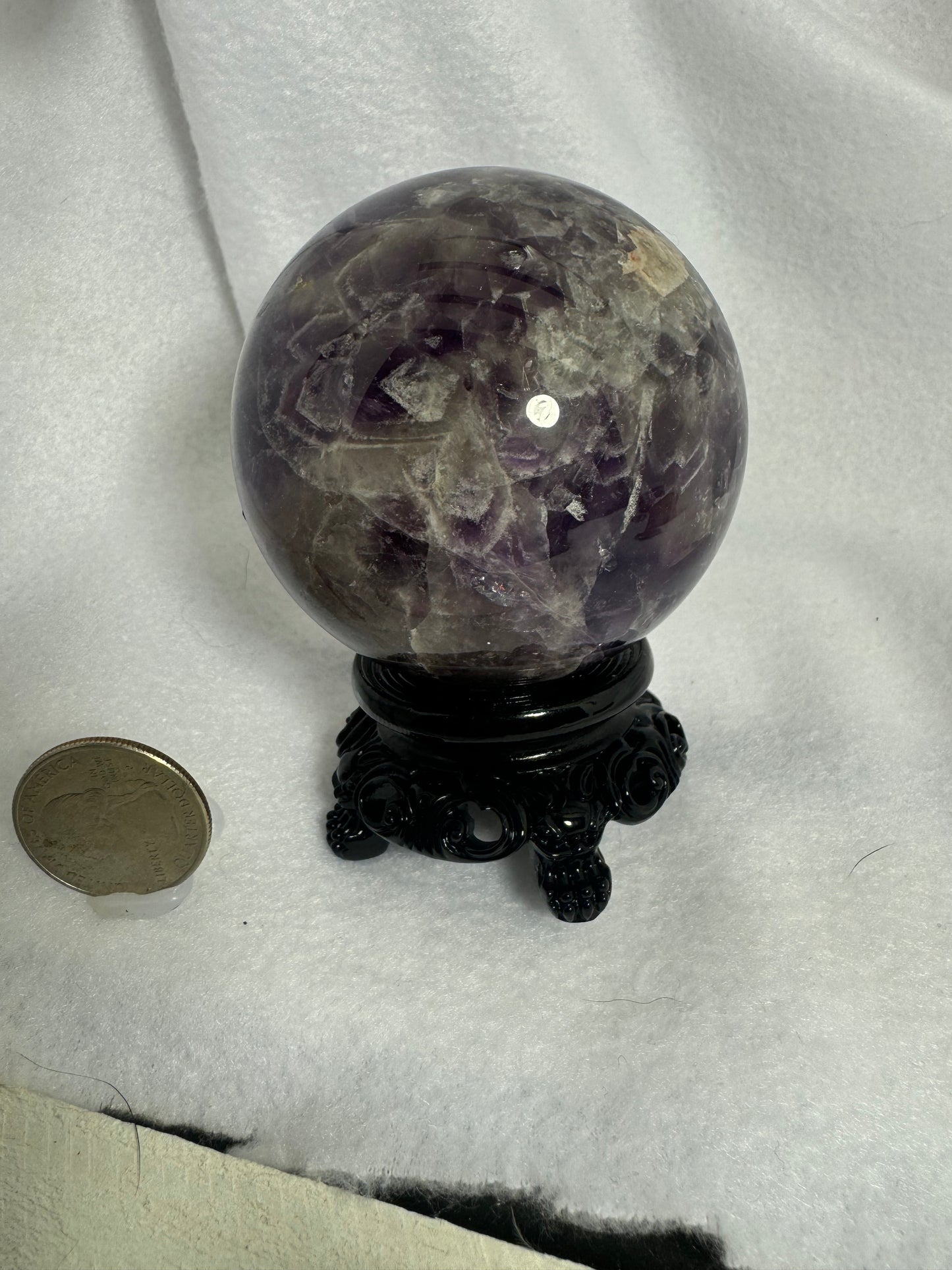 AMETHYST SPHERE -peace, spiritual growth, intuition