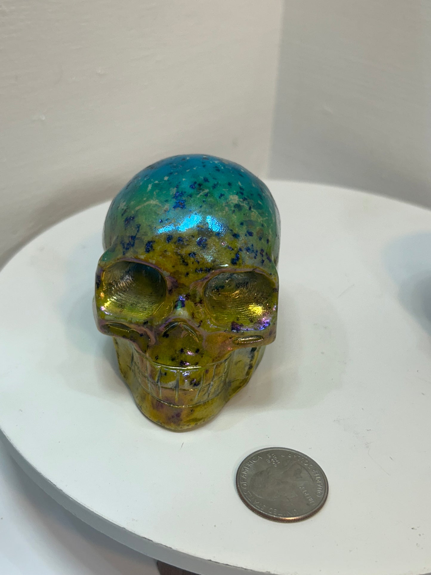 AURA COATED SKULL-Transformation, High Vibration, and Spiritual Awakening