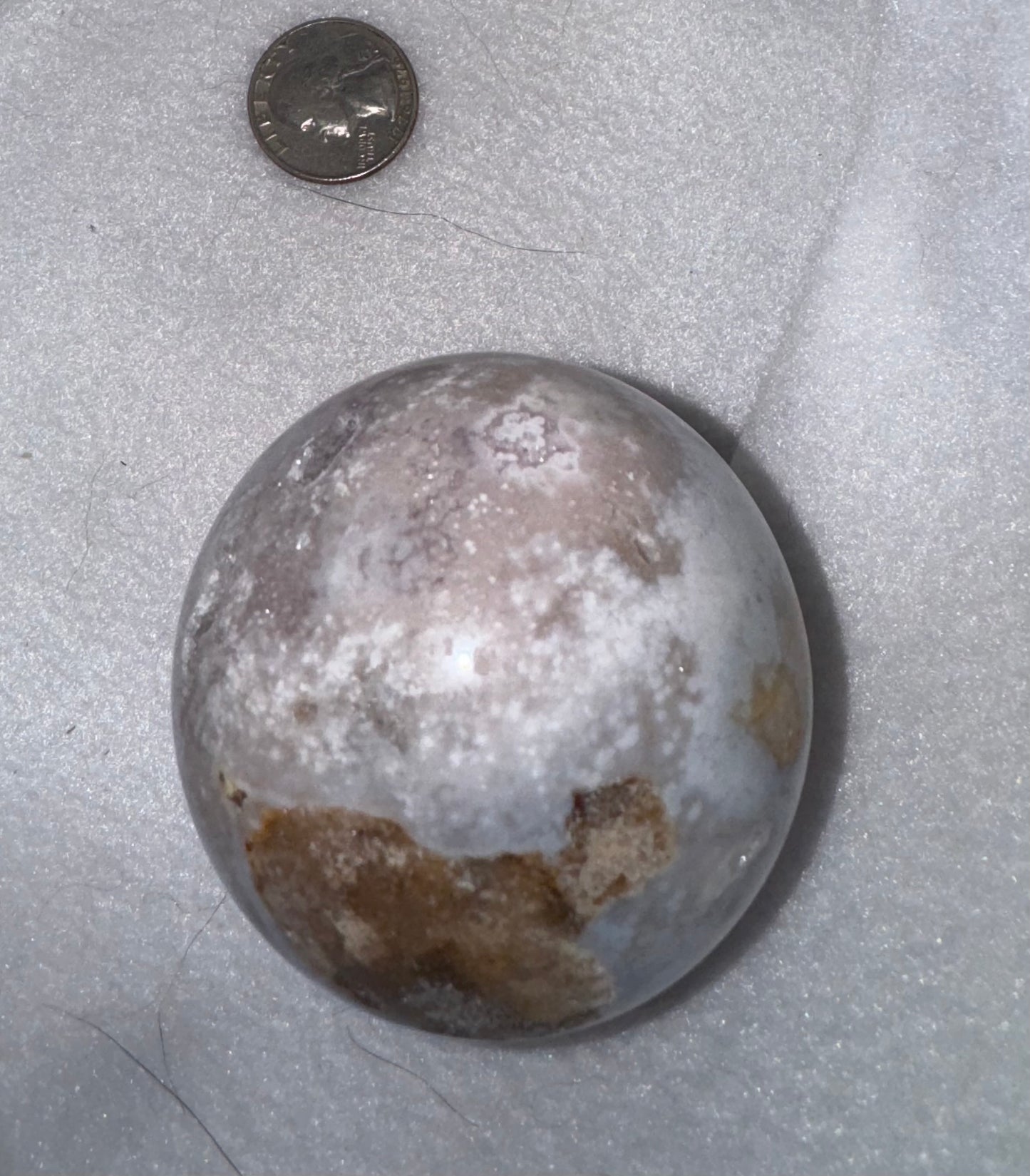 FLOWER AGATE SPHERE-growth, manifestation, and personal transformation