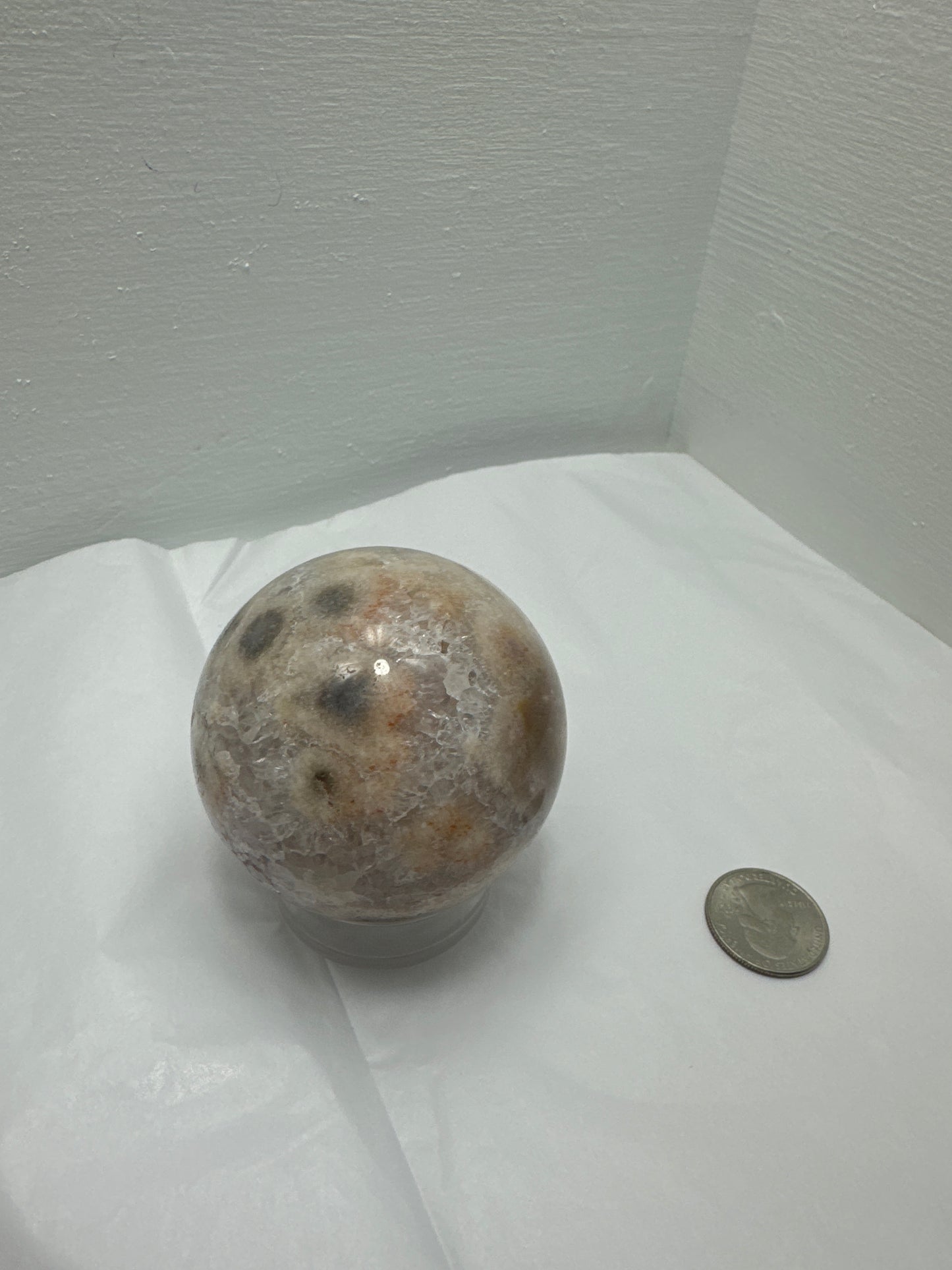 PINK AMETHYST SPHERE-Love, Tranquility, Emotional Healing
