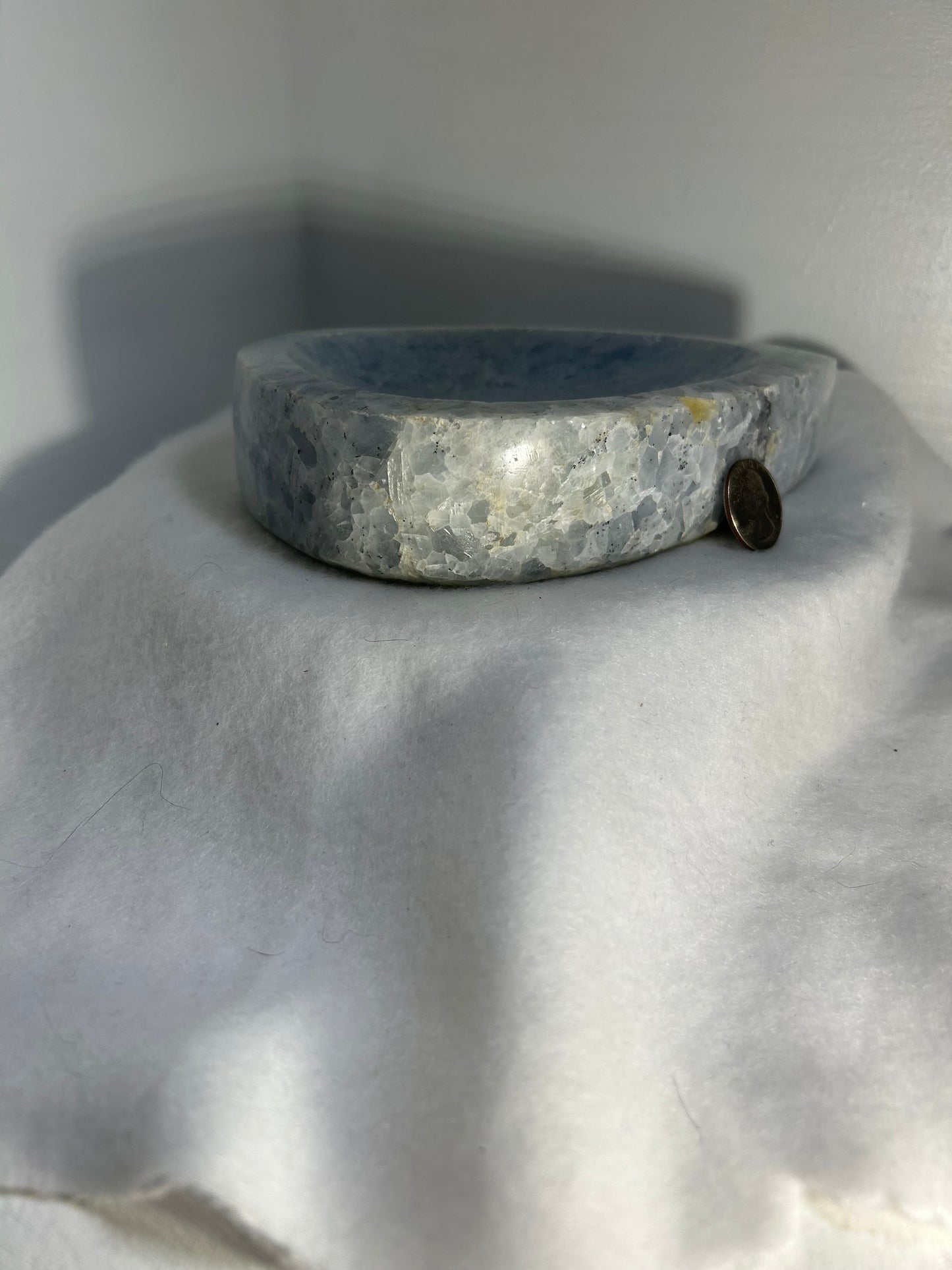 CELESTINE BOWL- serenity, cleansing, purity