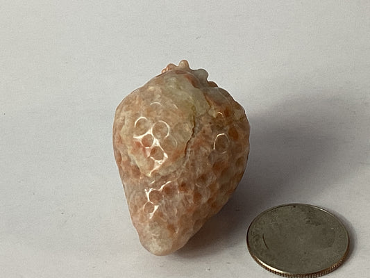 PINK CALCITE STRAWBERRY- Love, Joy, and Emotional Healing