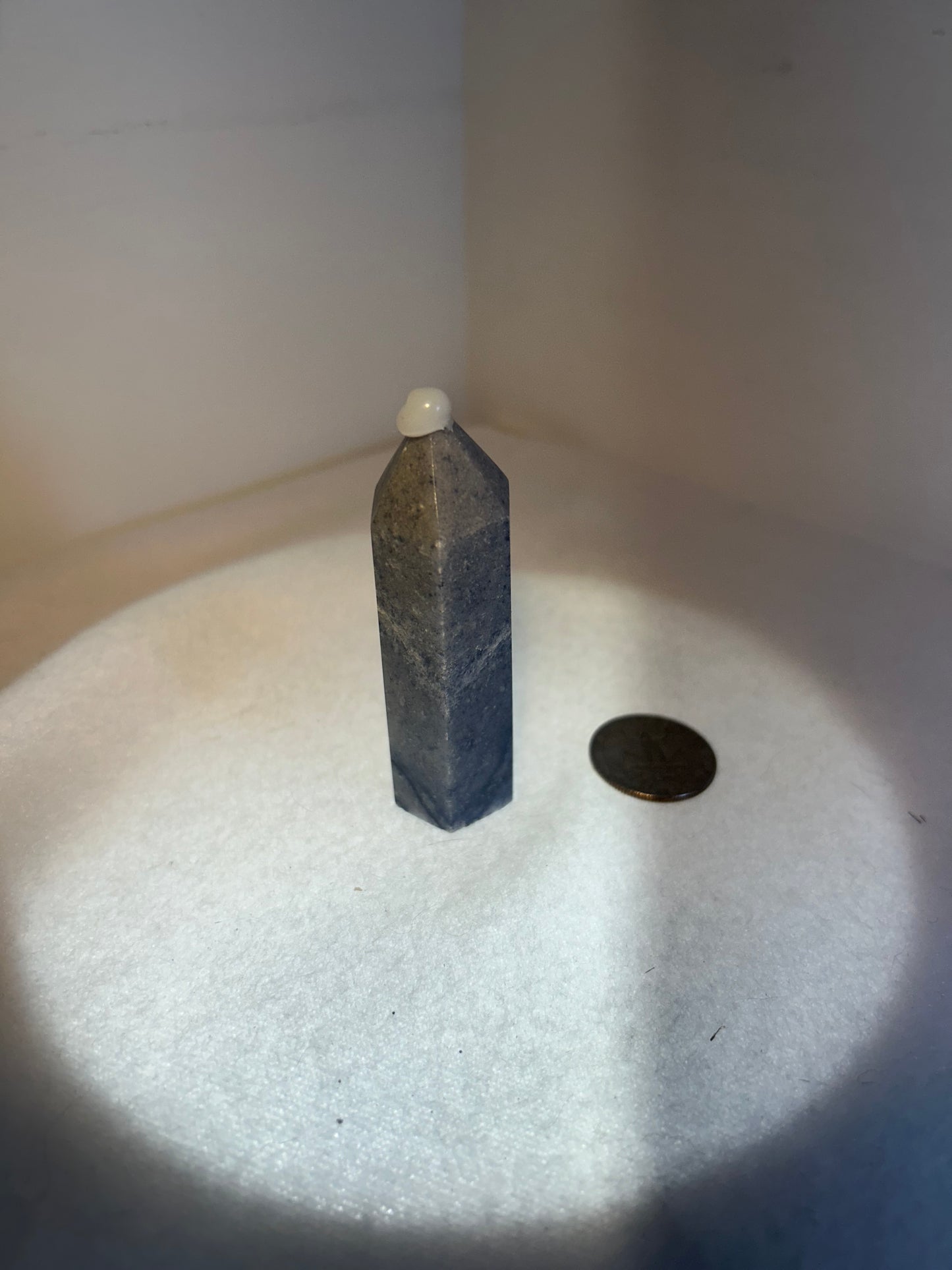 BLUE AVENTURINE TOWER-connection,communication, clarity