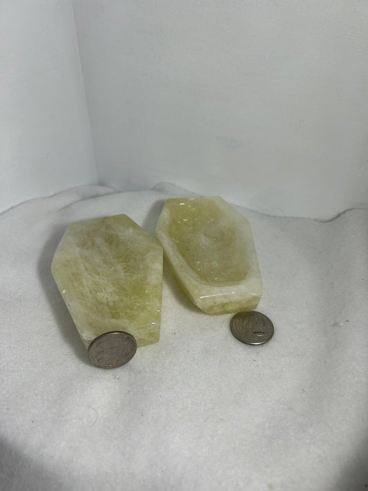 CITRINE BOWLS-abundance, prosperity, radiating warmth, joy, positivity