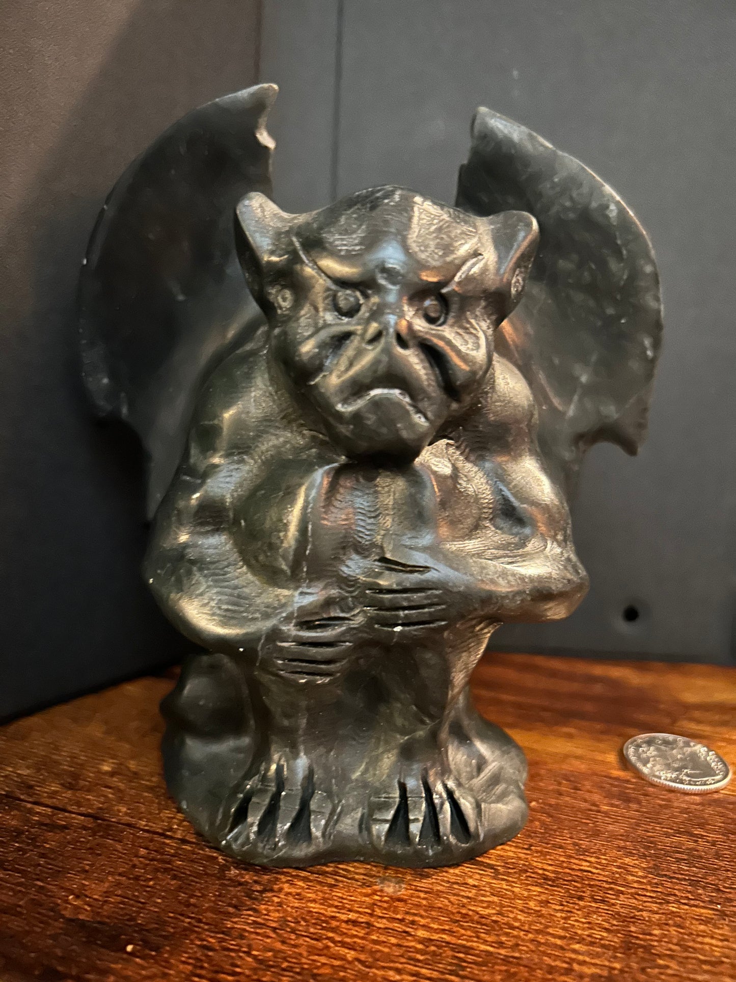 OBSIDIAN GARGOYLE-Protection, Strength, and Shadow Work