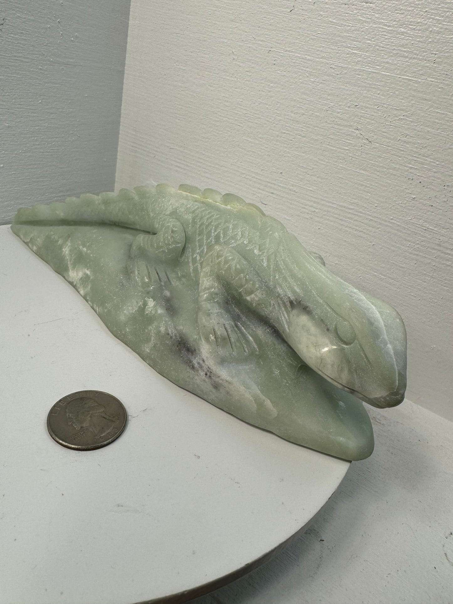 LIZARD CARVING