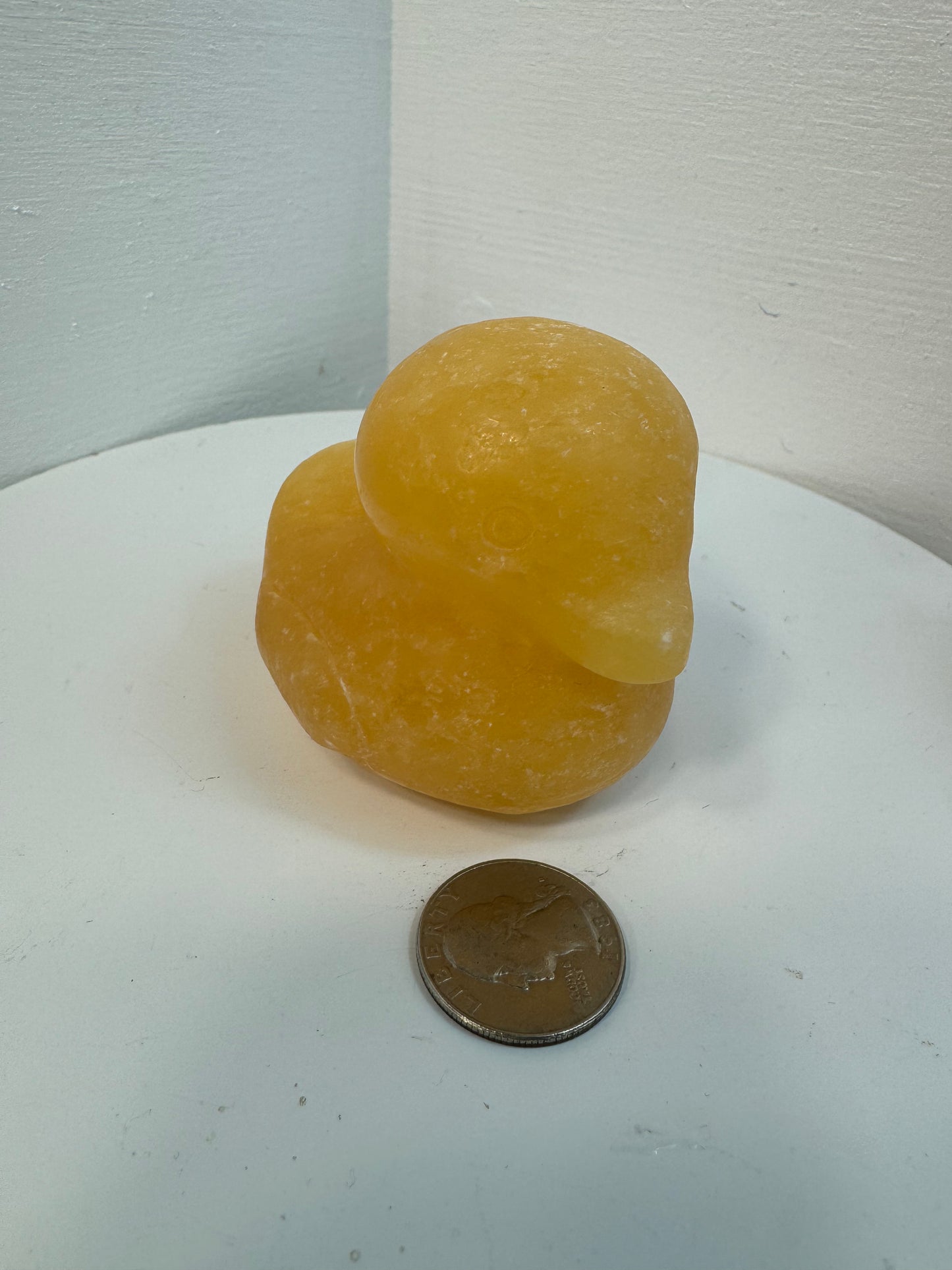 ORANGE CALCITE DUCK- Joy, Creativity, Emotional Balance