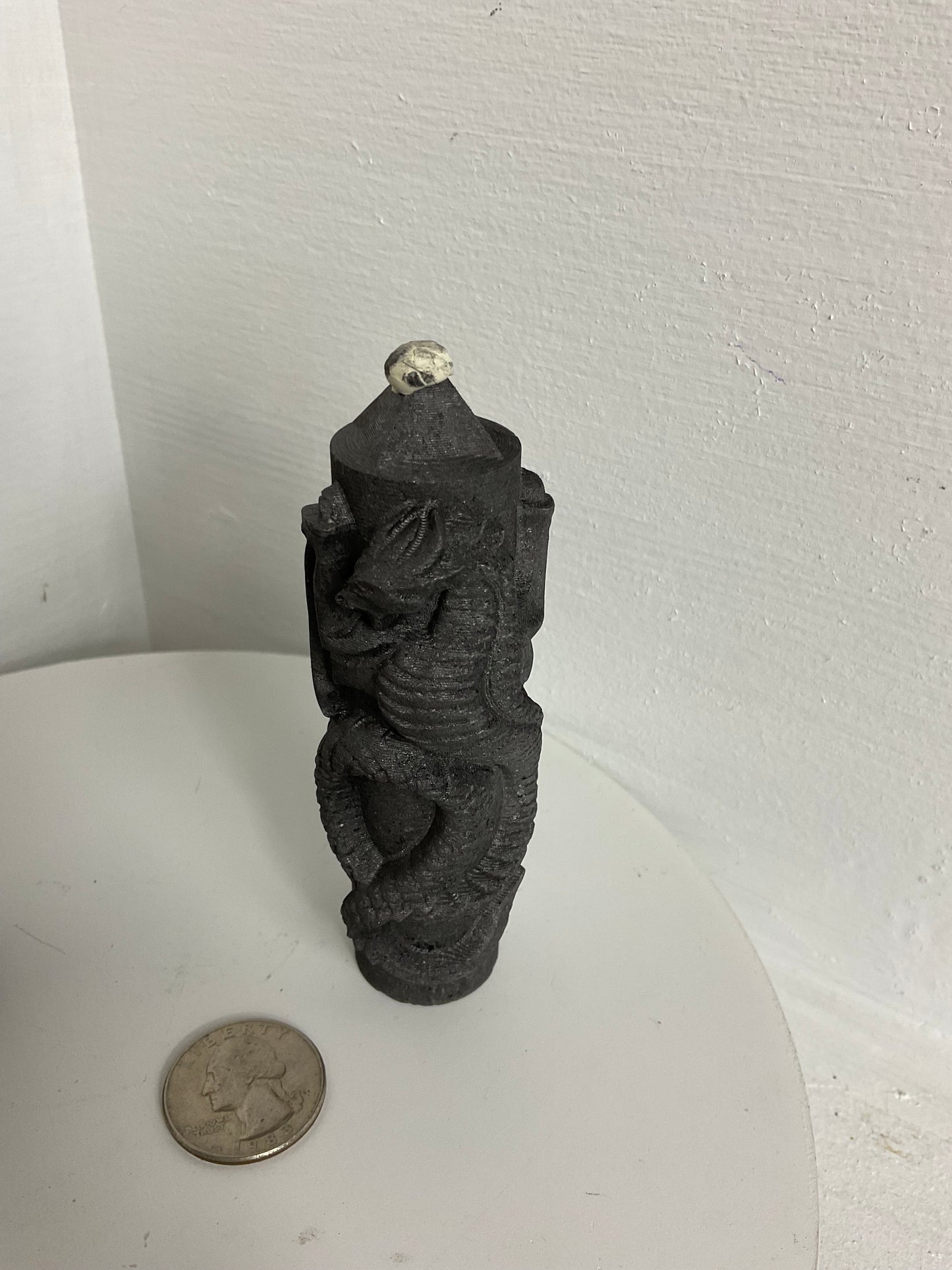 SHUNGITE DRAGON TOWER- Protection, Strength, Transformation