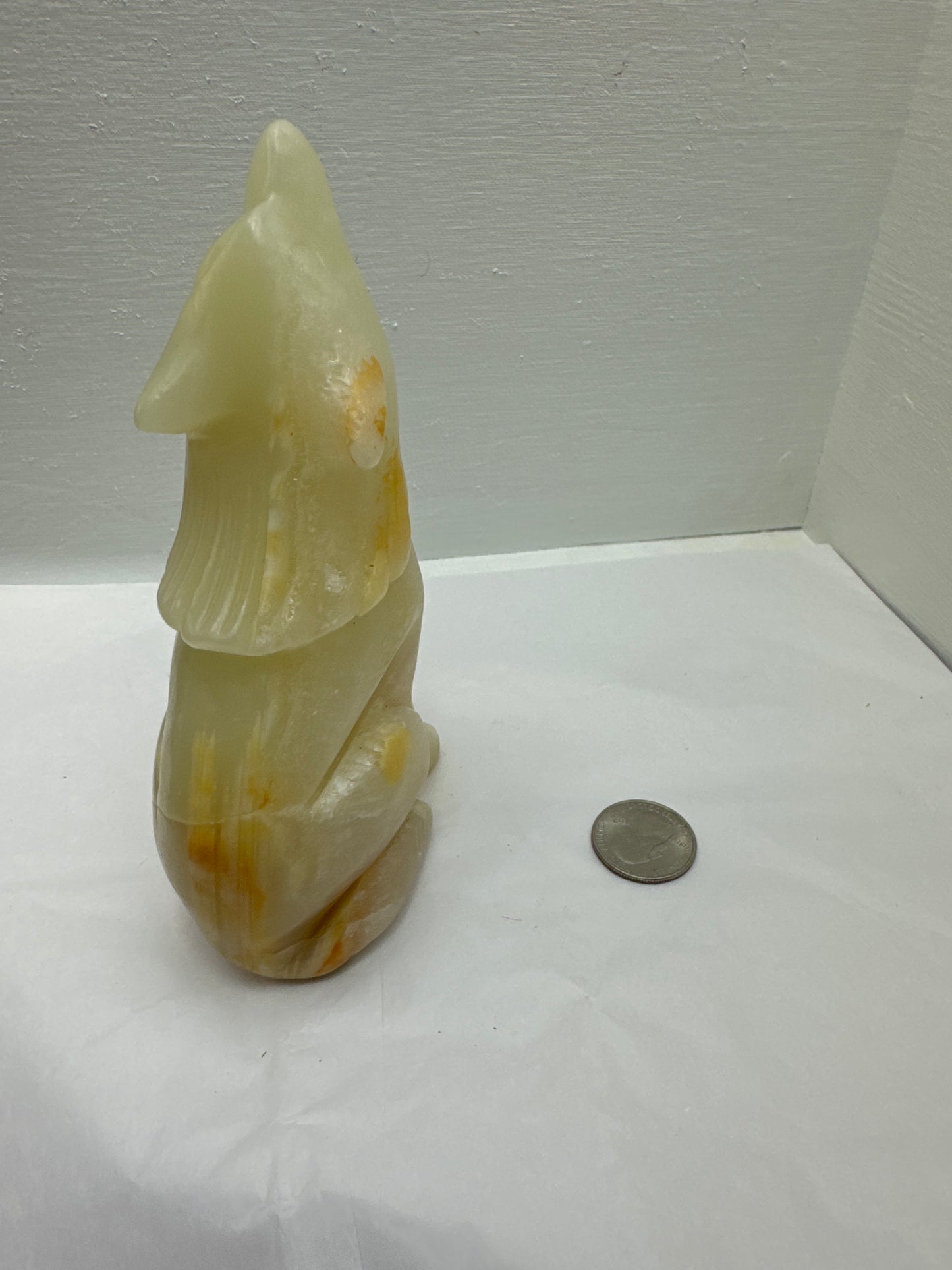 AFGHAN JADE WOLF-abundance, harmony, protection