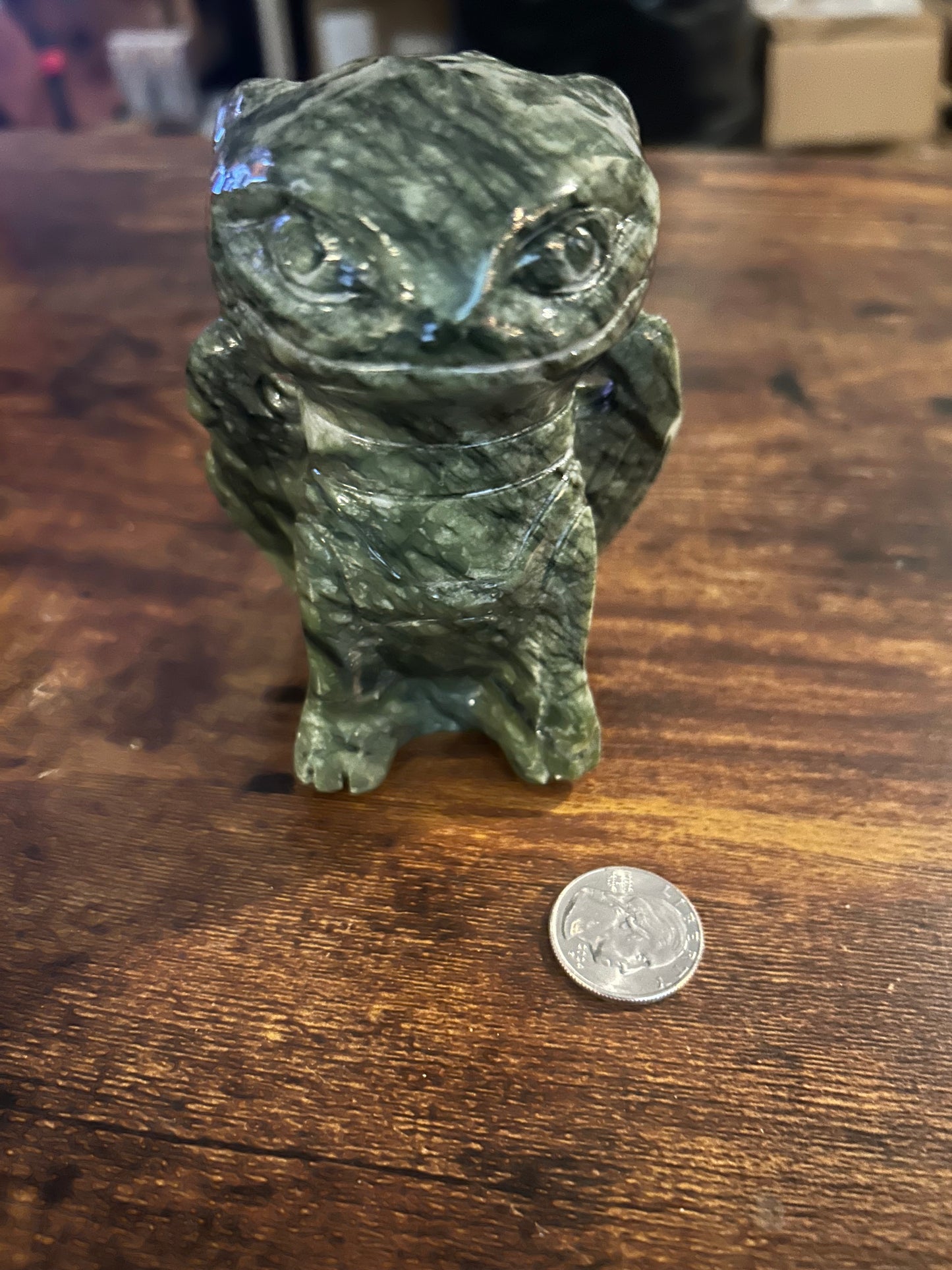 GREEN JADE TOOTHLESS -  Luck, Protection, and Harmony