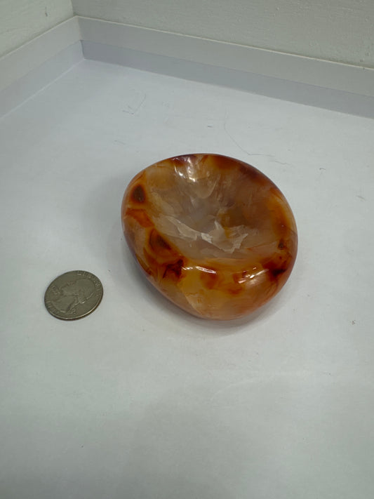 CARNELIAN BOWL -vitality, courage, creativity