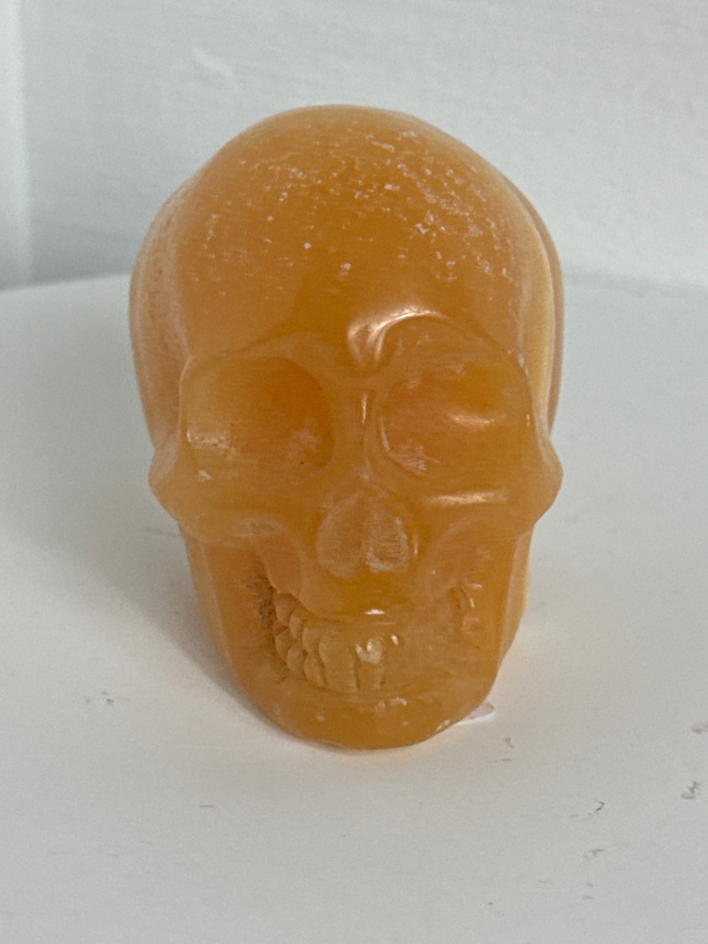 HONEY CALCITE SKULL: Empowerment, Clarity, and Personal Strength