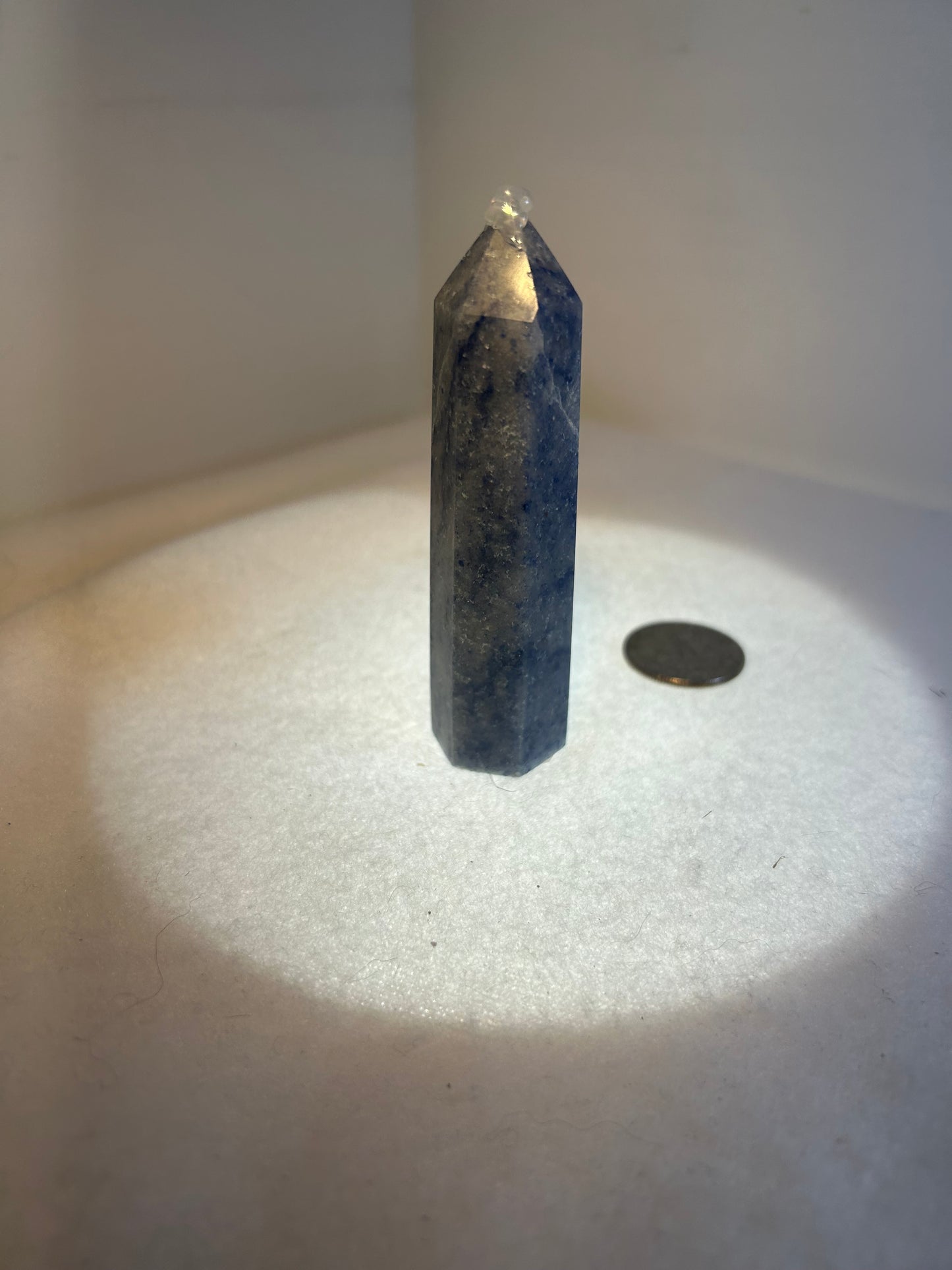 BLUE AVENTURINE TOWER-connection,communication, clarity