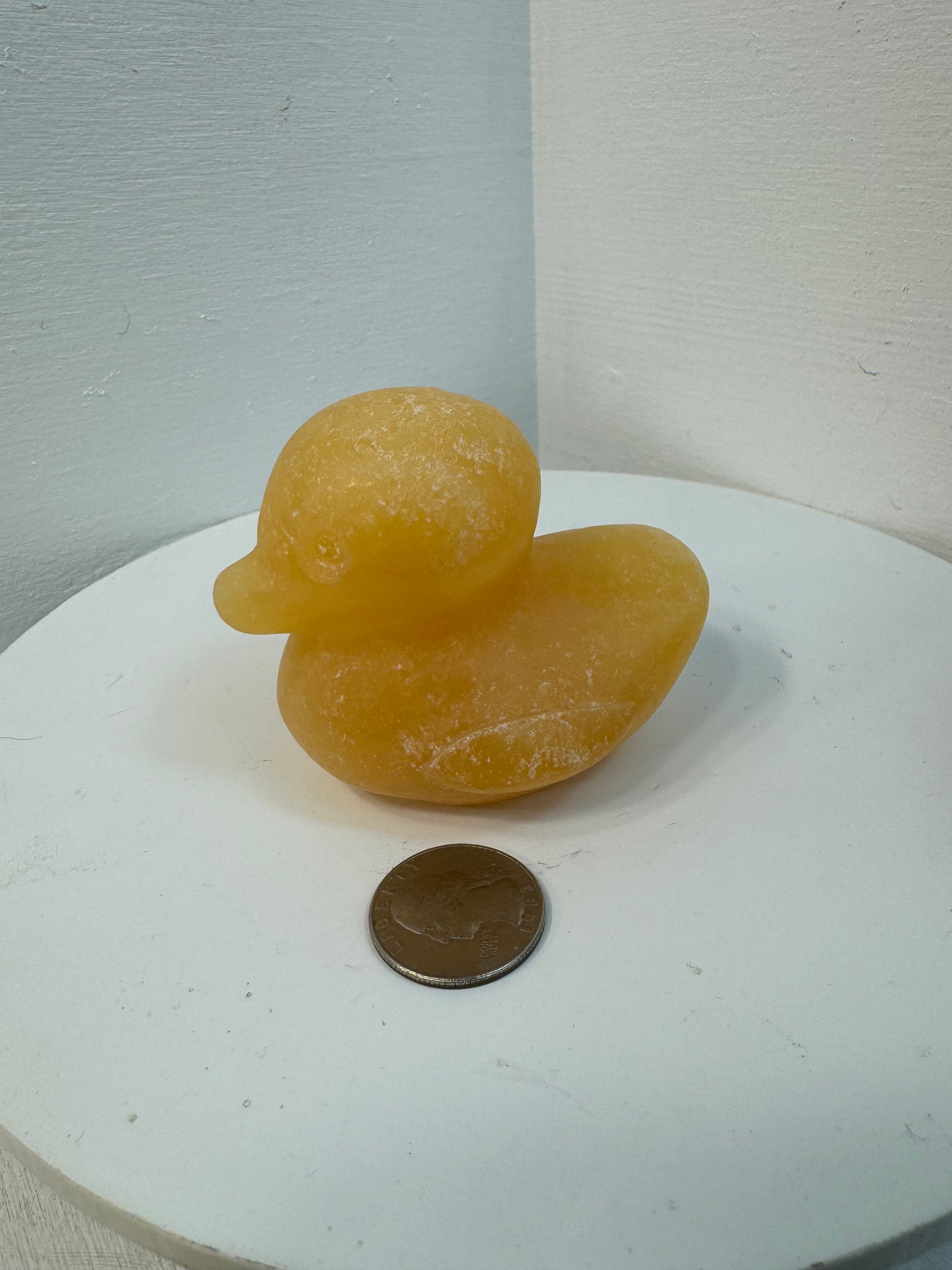 ORANGE CALCITE DUCK- Joy, Creativity, Emotional Balance