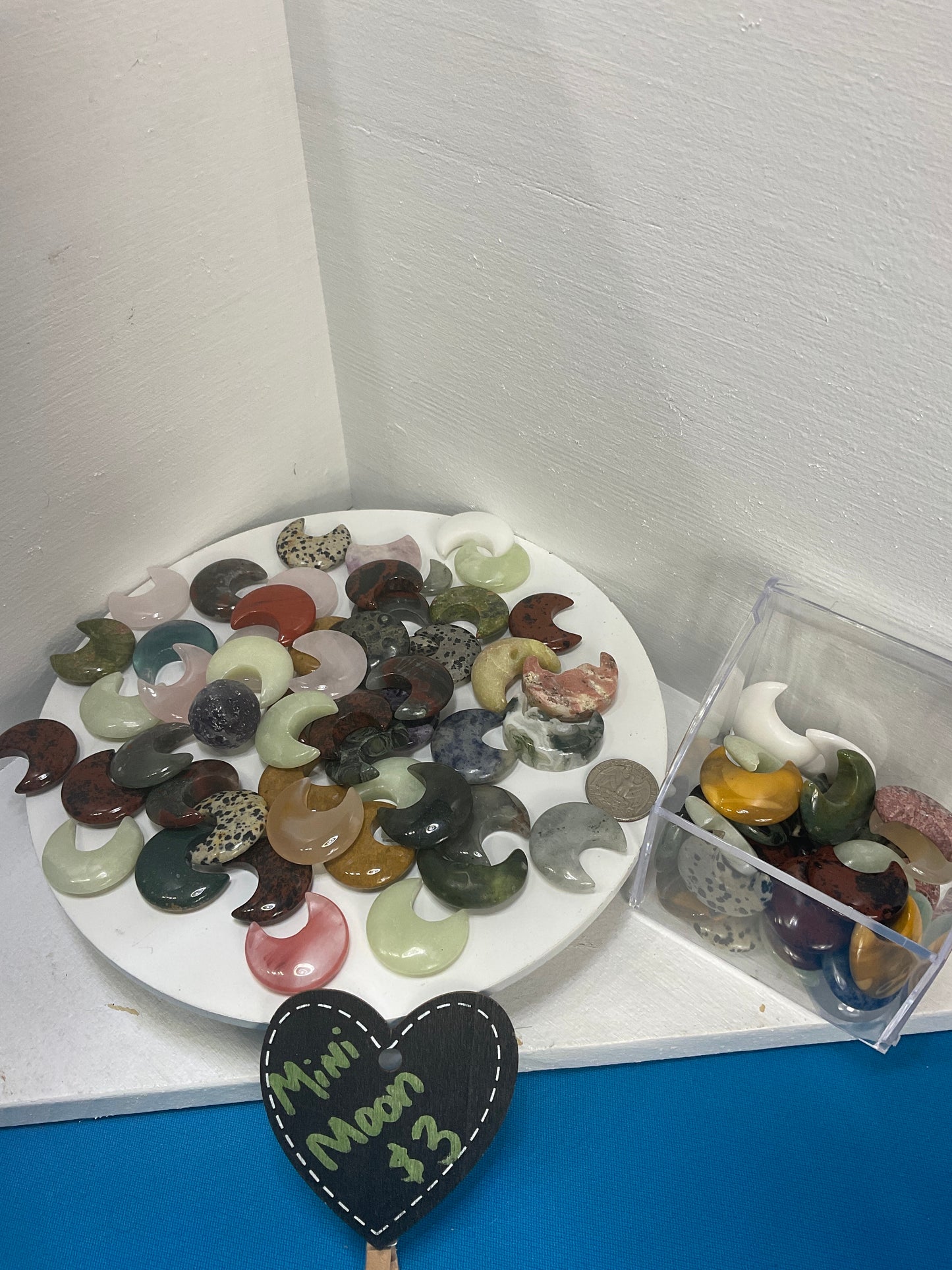 Mini moons (different materials $3)