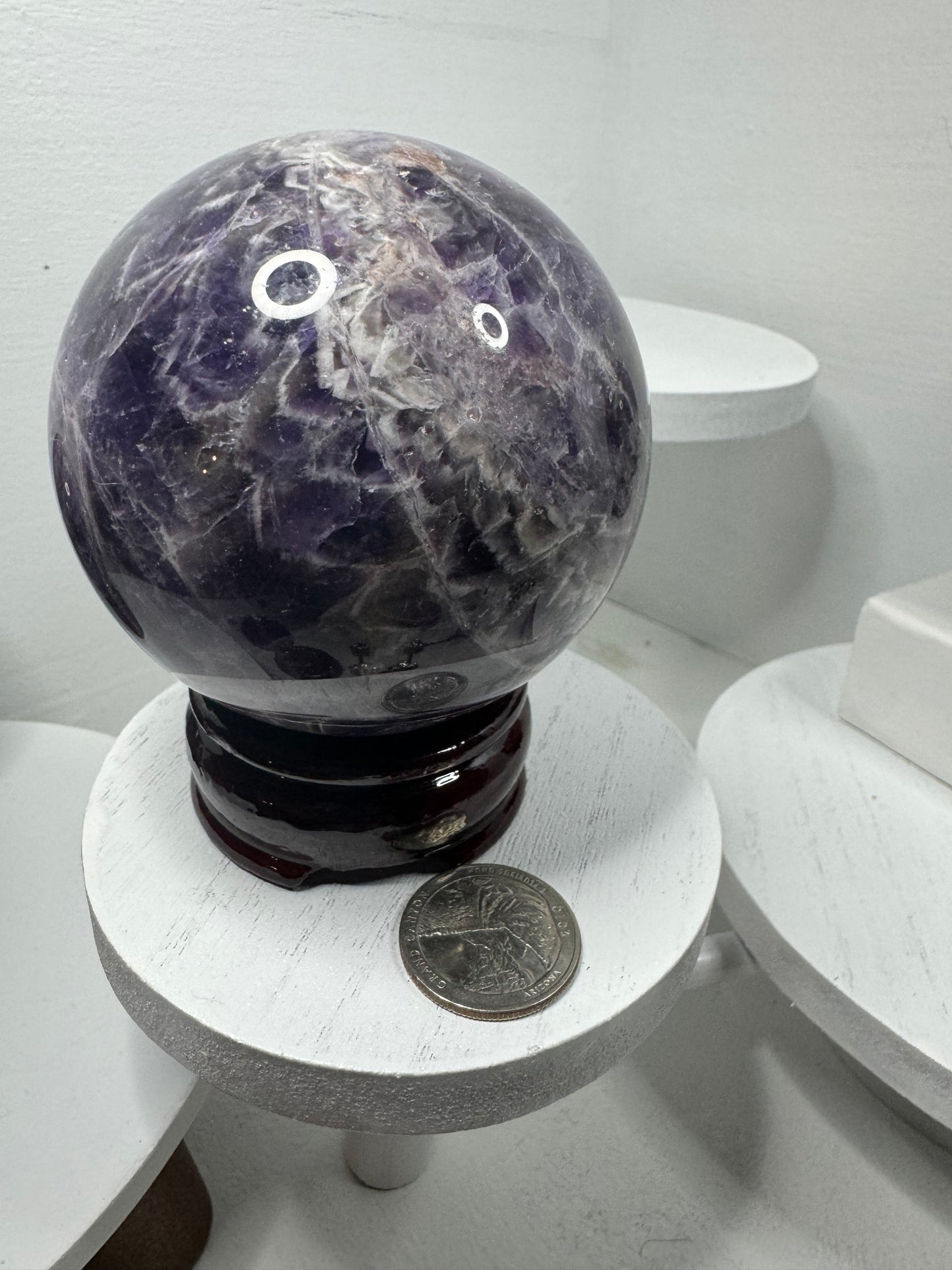AMETHYST SPHERE -peace, spiritual growth, intuition