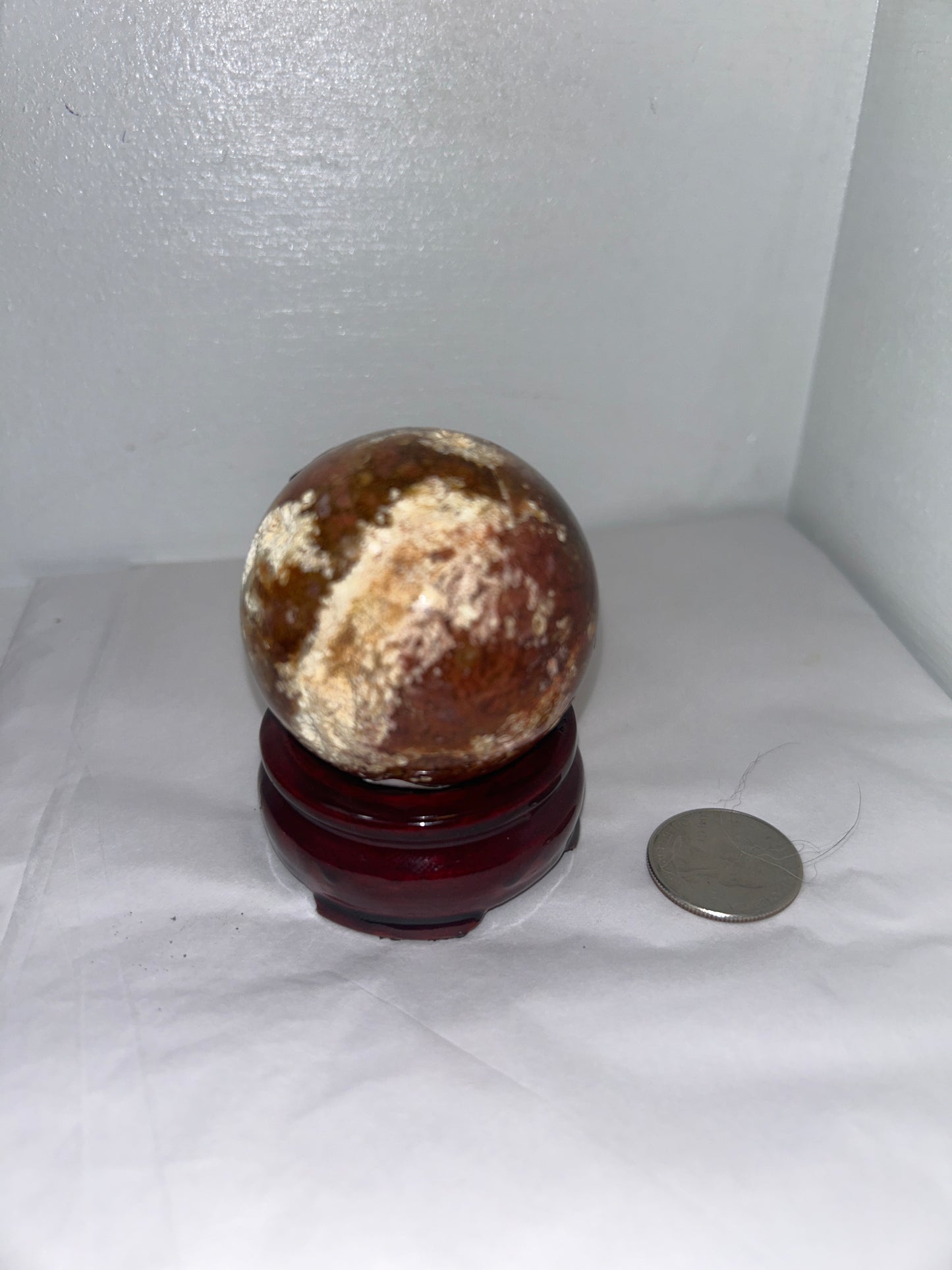 RHYOLITE SPHERE-joy, balance, determination