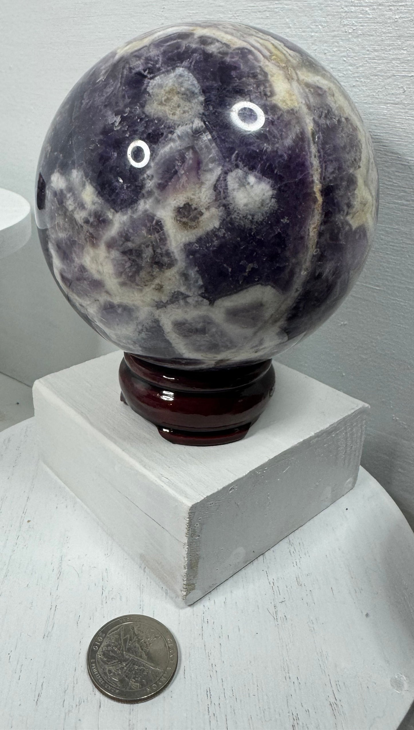 AMETHYST SPHERE -peace, spiritual growth, intuition