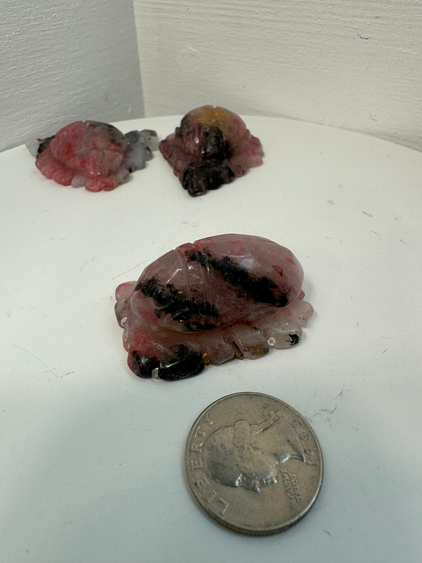 RHODONITE BUGS- Love, Balance, Transformation