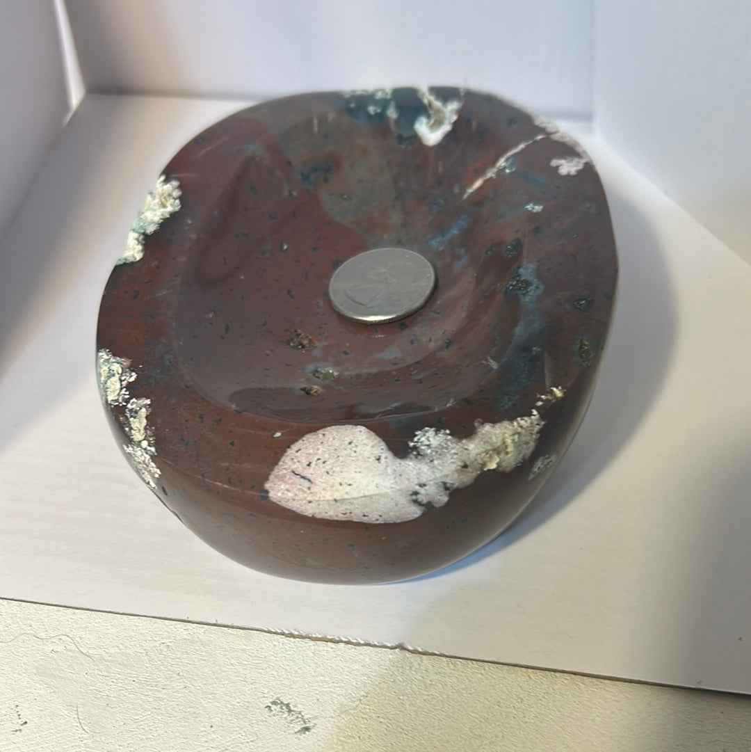 OCEAN JASPER BOWL -inner peace, emotional healing, spiritual renewal