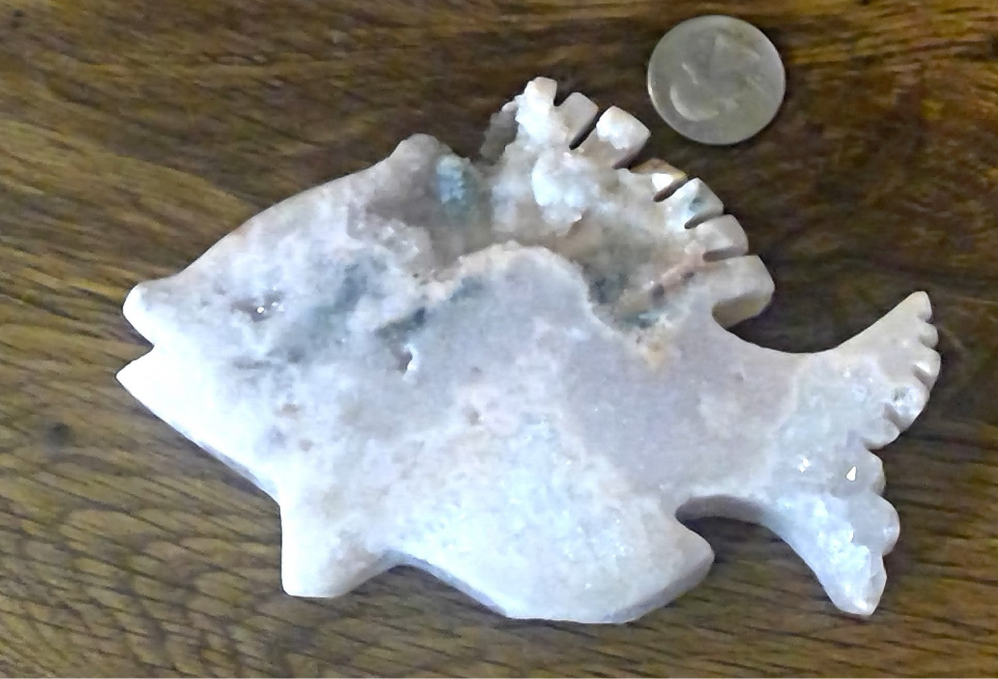 PINK AMETHYST FISH -Love, Intuition, Emotional Healing
