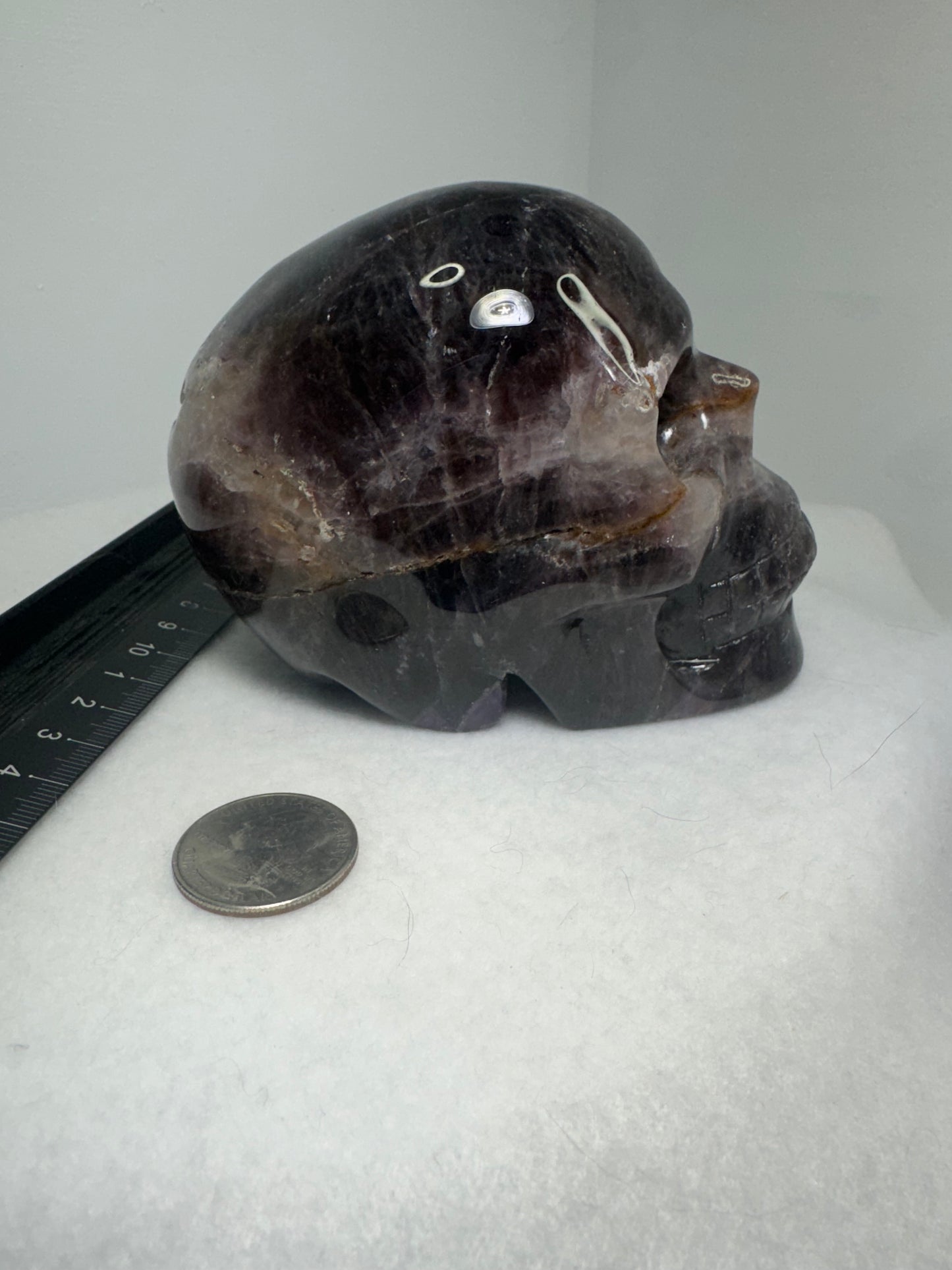 AMETHYST SKULL-peace, spiritual growth, intuition