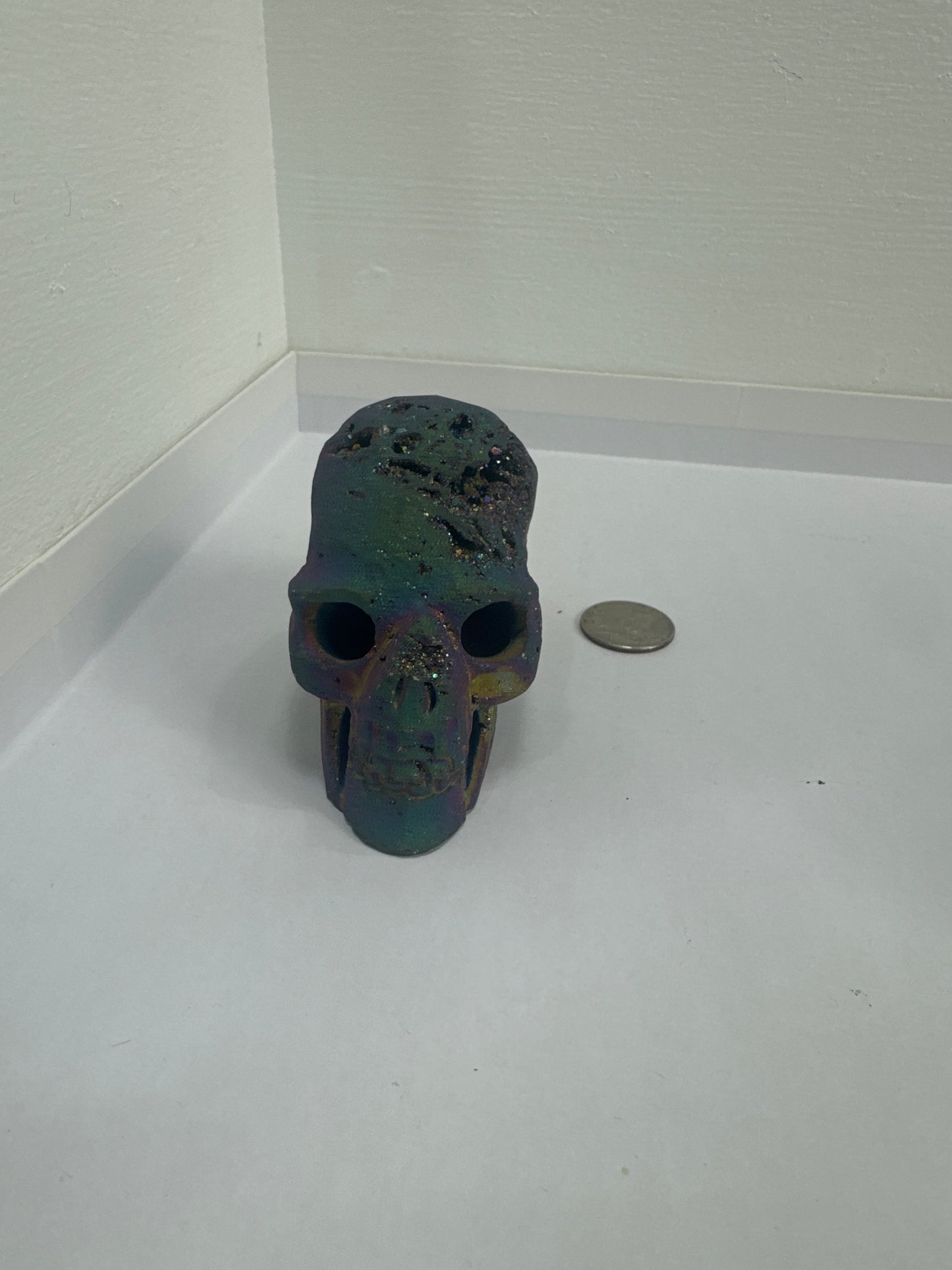 AURA COATED SKULL-Transformation, High Vibration, and Spiritual Awakening