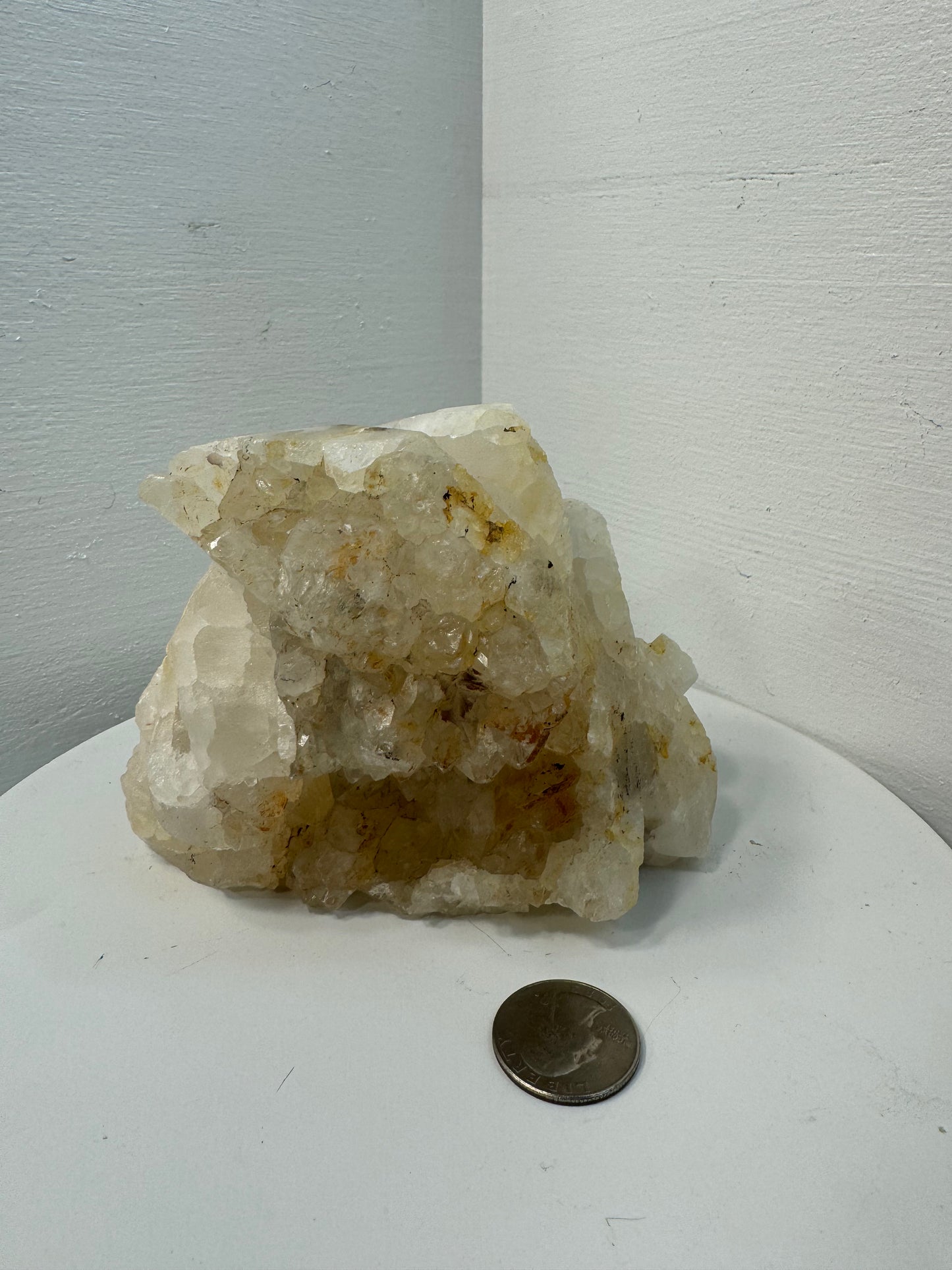 CLEAR QUARTZ CLUSTER SKULL -Clarity, Amplification, Spiritual Connection
