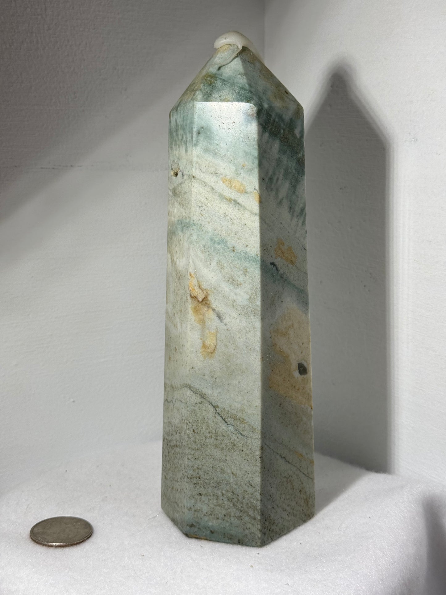 OCEAN JASPER TOWER -inner peace, emotional healing, spiritual renewal