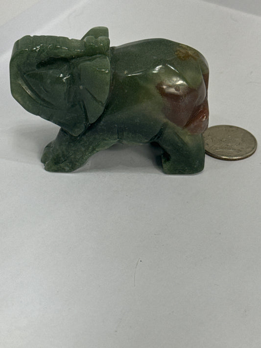 OCEAN JASPER ELEPHANT- Joy, Healing, and Tranquility