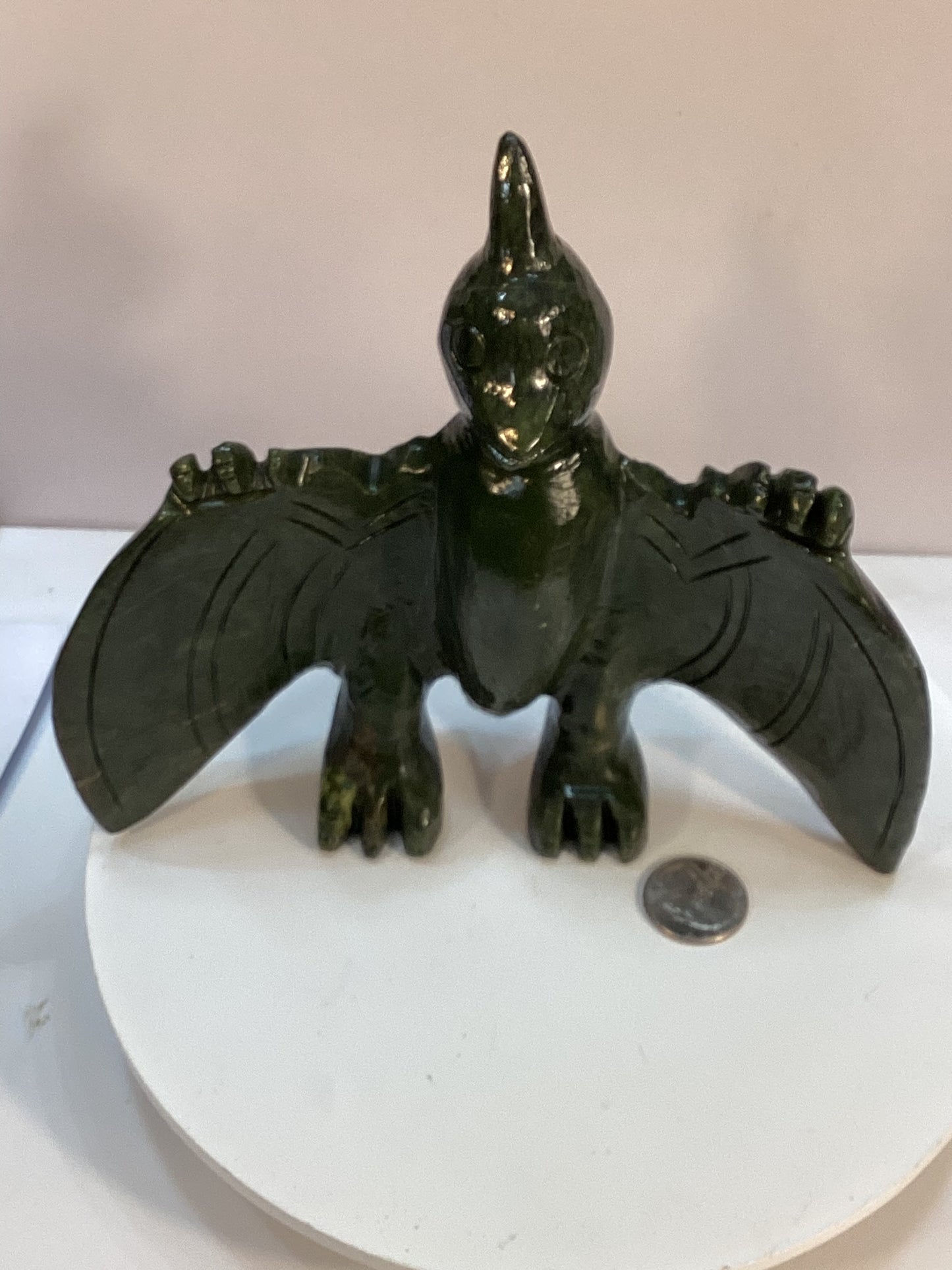 GREEN OPAL FLYING DINOSAUR- Renewal, Freedom, and Earth Energy