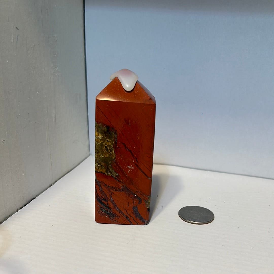 RED JASPER TOWER-energy, self confidence, compassion