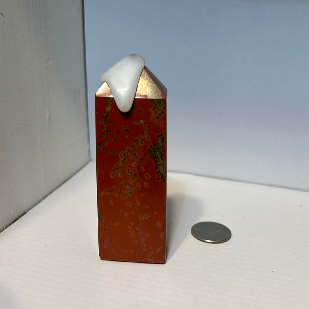 RED JASPER TOWER-energy, self confidence, compassion