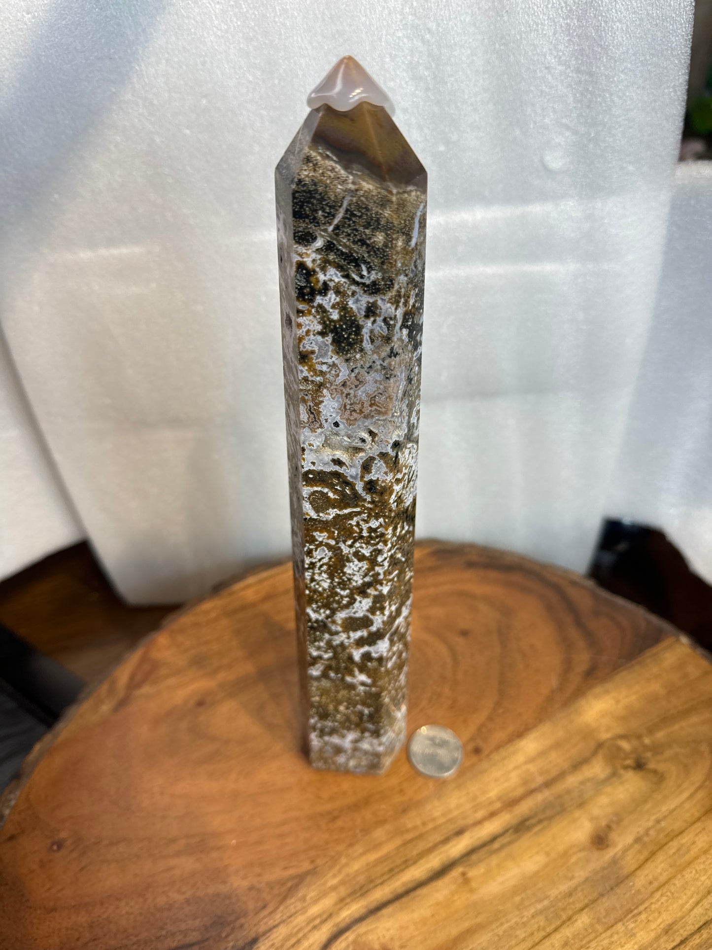 OCEAN JASPER TOWER -inner peace, emotional healing, spiritual renewal