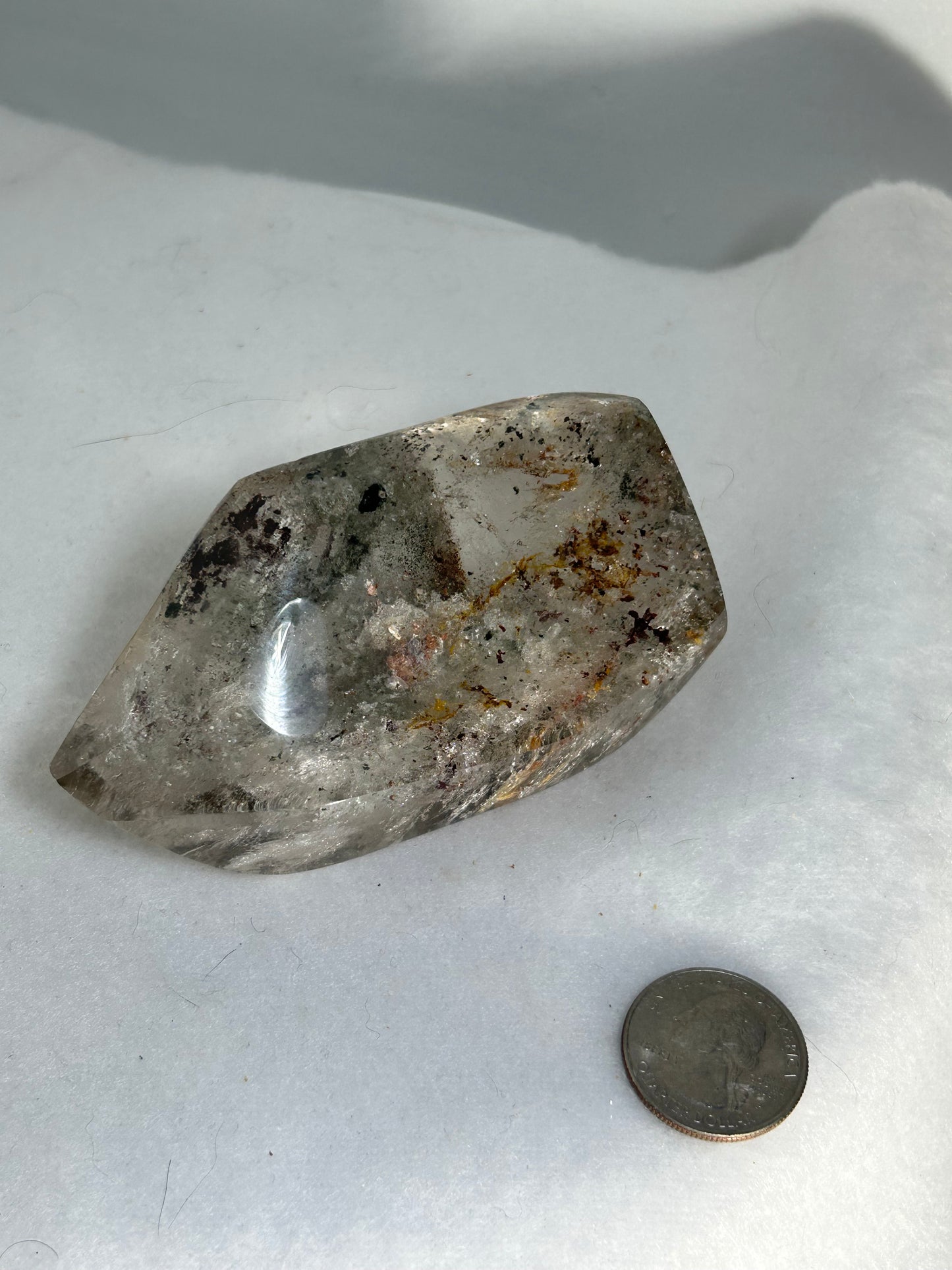 GARDEN QUARTZ FREEFORM-dreams, connection, healing