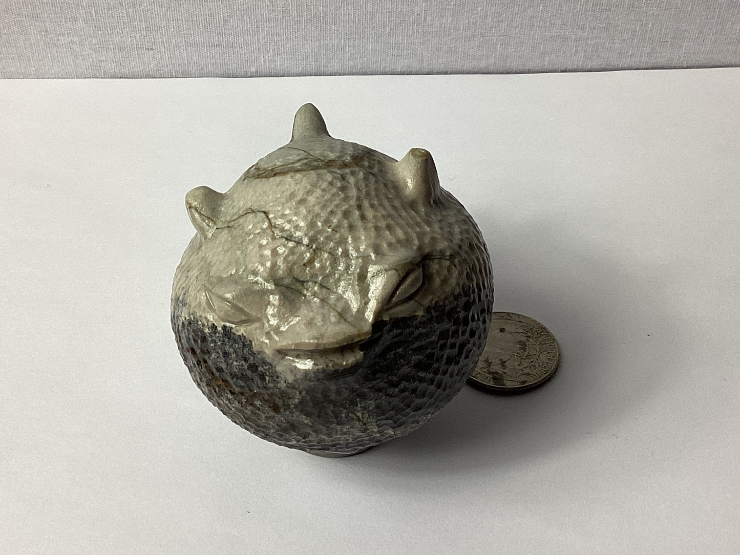 PICTURE JASPER PUFFERFISH-Protection, Adaptability, Earth’s Wisdom