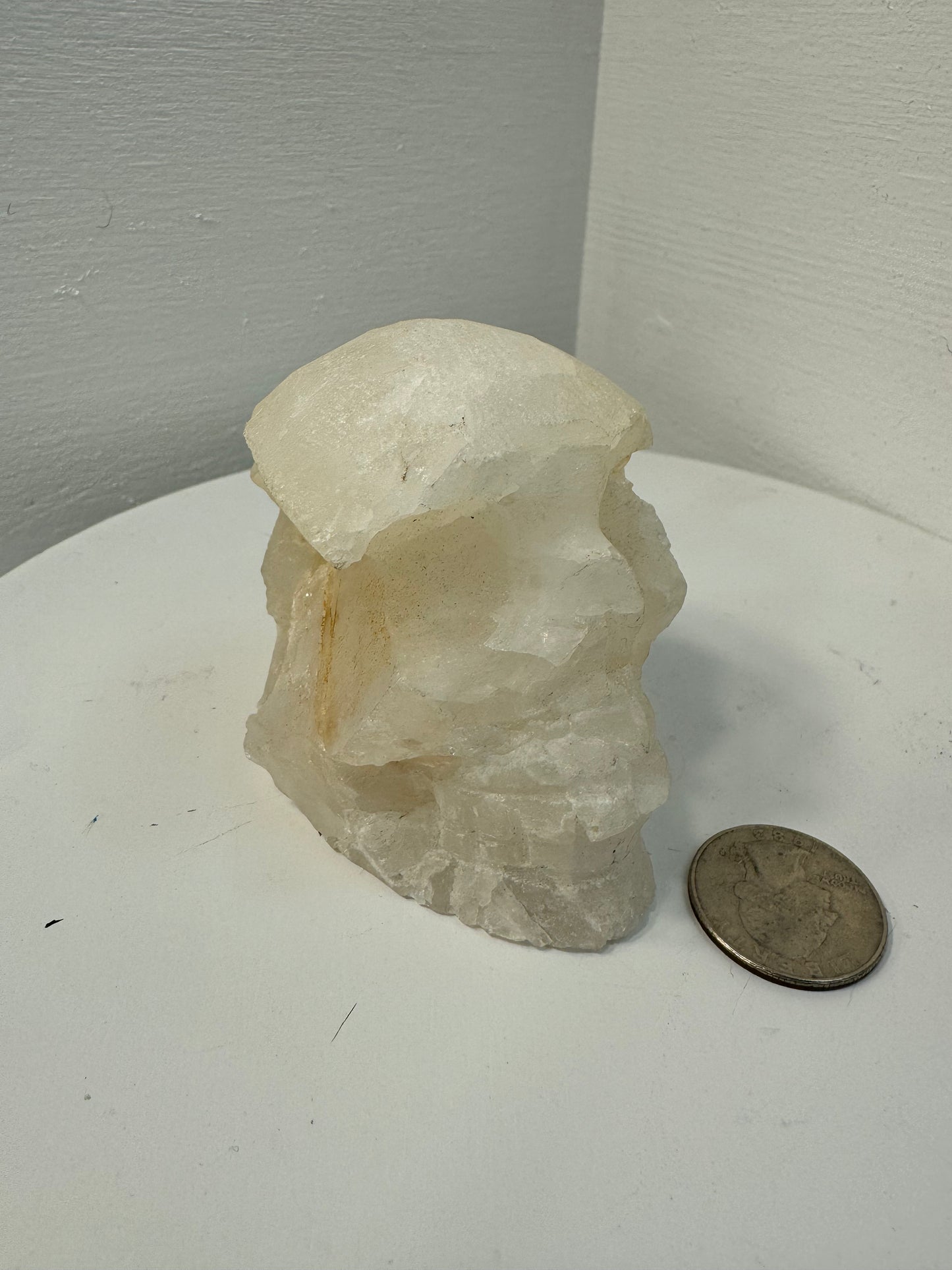 CLEAR QUARTZ CLUSTER SKULL -Clarity, Amplification, Spiritual Connection