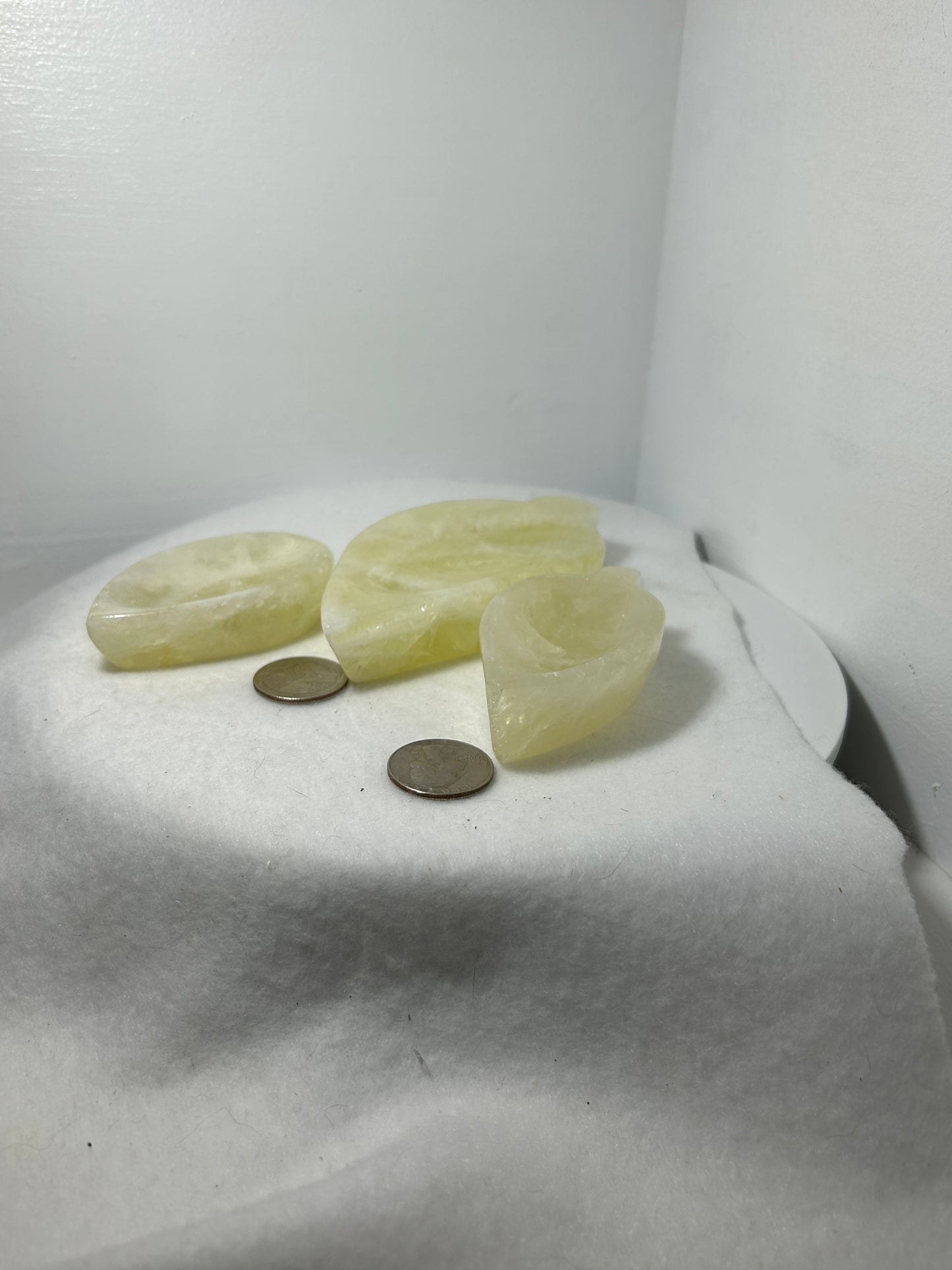 CITRINE BOWLS-abundance, prosperity, radiating warmth, joy, positivity