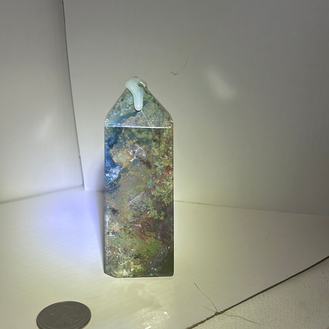 OCEAN JASPER TOWER -inner peace, emotional healing, spiritual renewal
