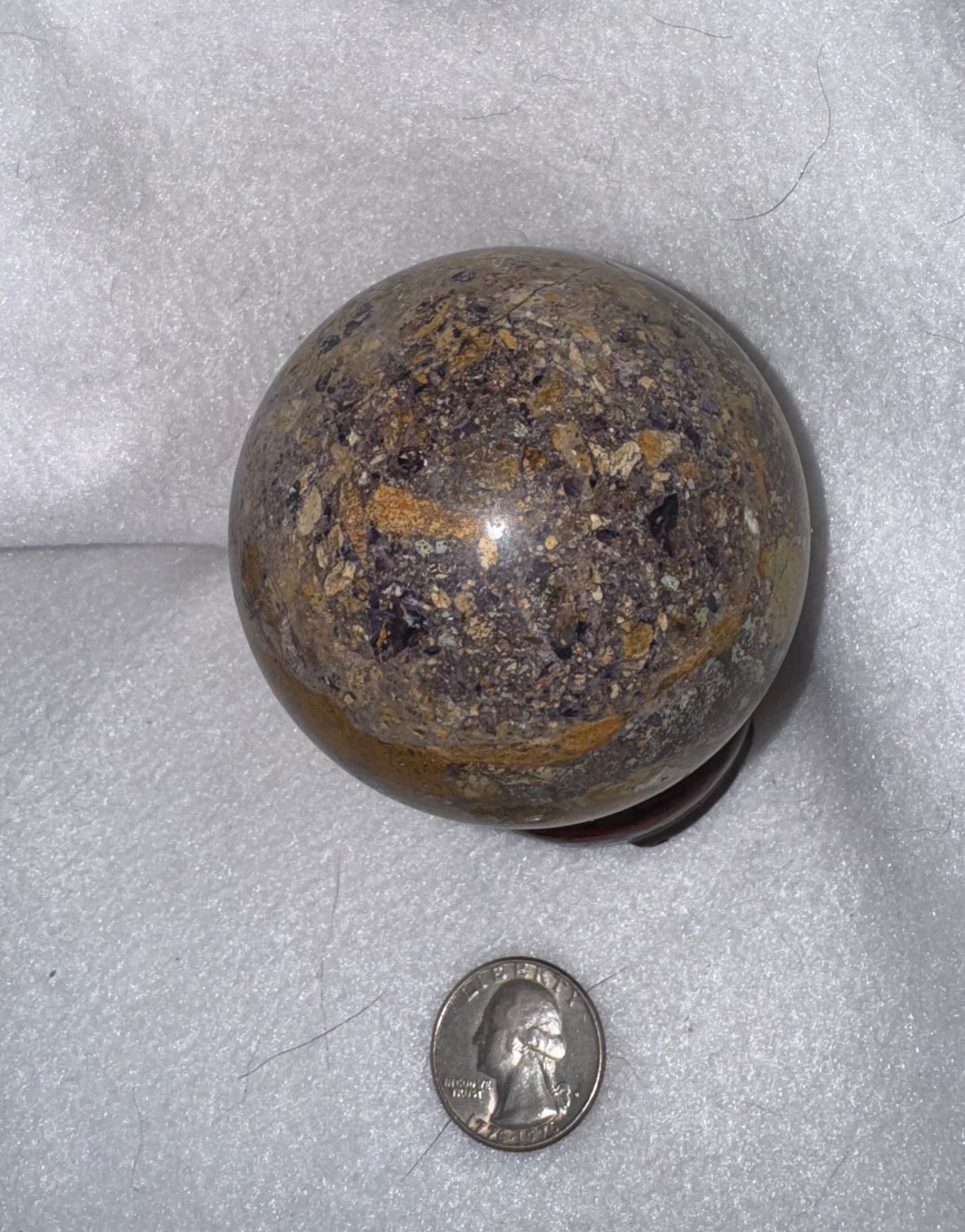 RHYOLITE SPHERE-joy, balance, determination