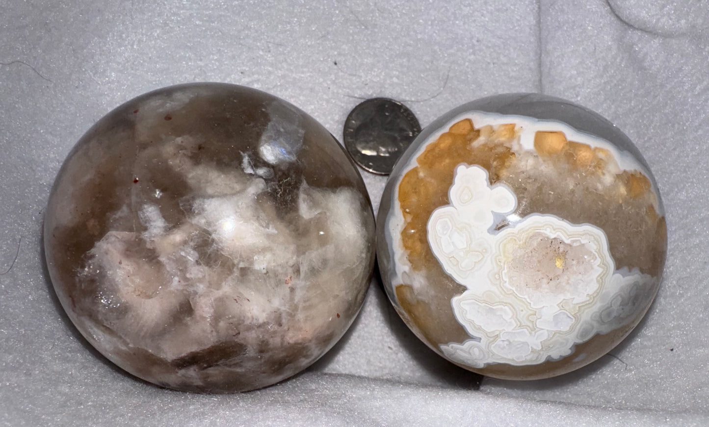 FLOWER AGATE SPHERE-growth, manifestation, and personal transformation