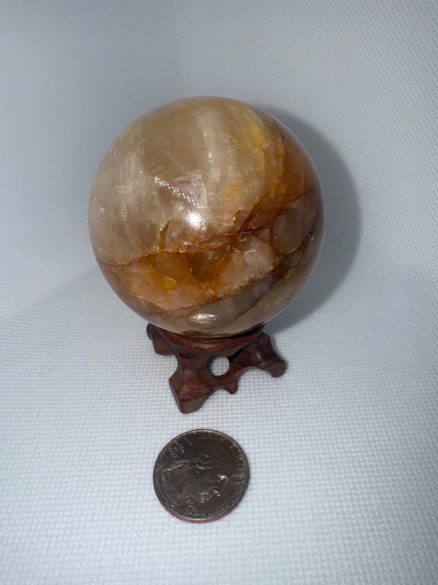 GOLDEN HEALER SPHERE-Healing, Abundance, Spiritual Connection