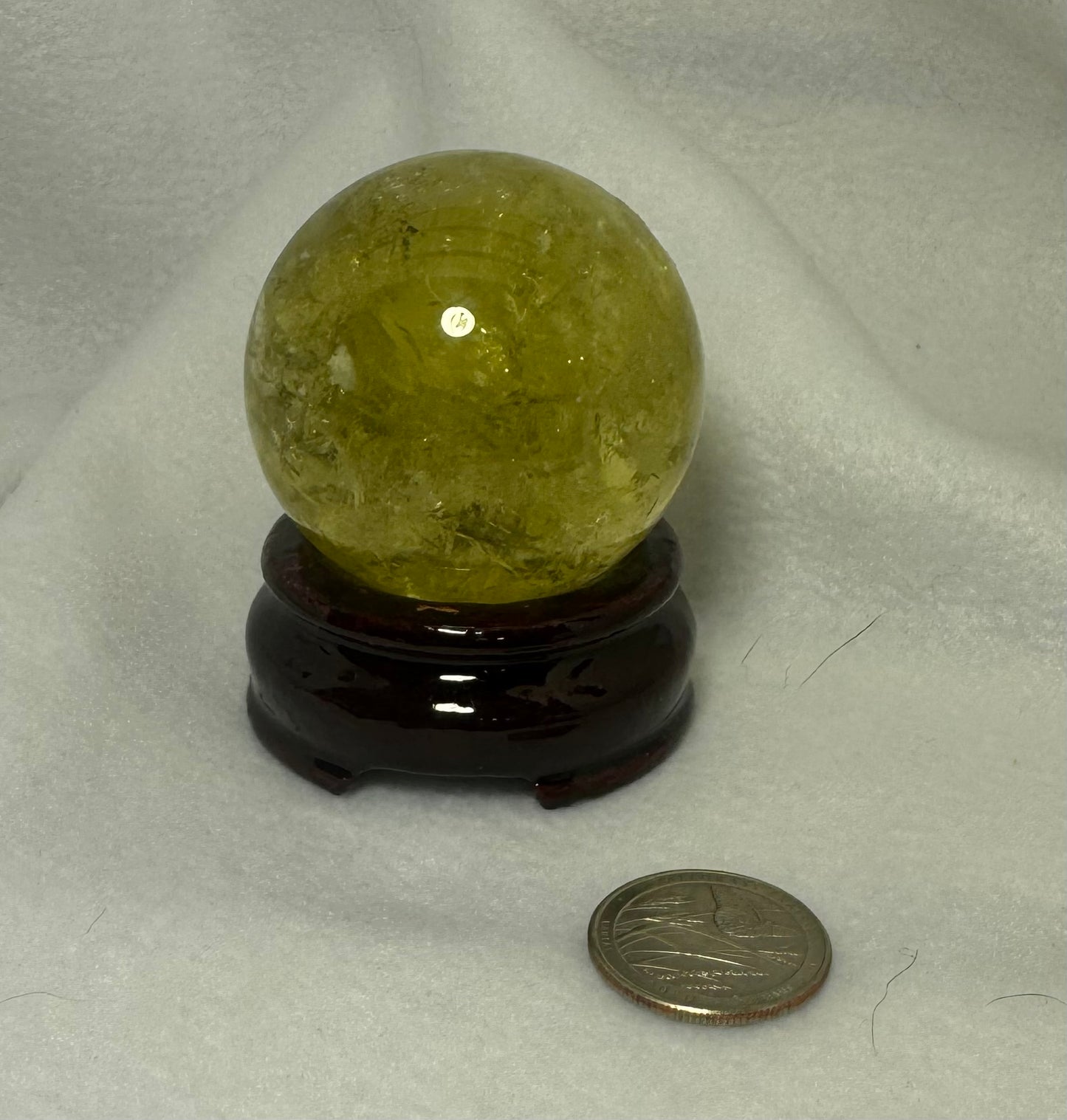 CITRINE spheres-abundance, prosperity, radiating warmth, joy, positivity
