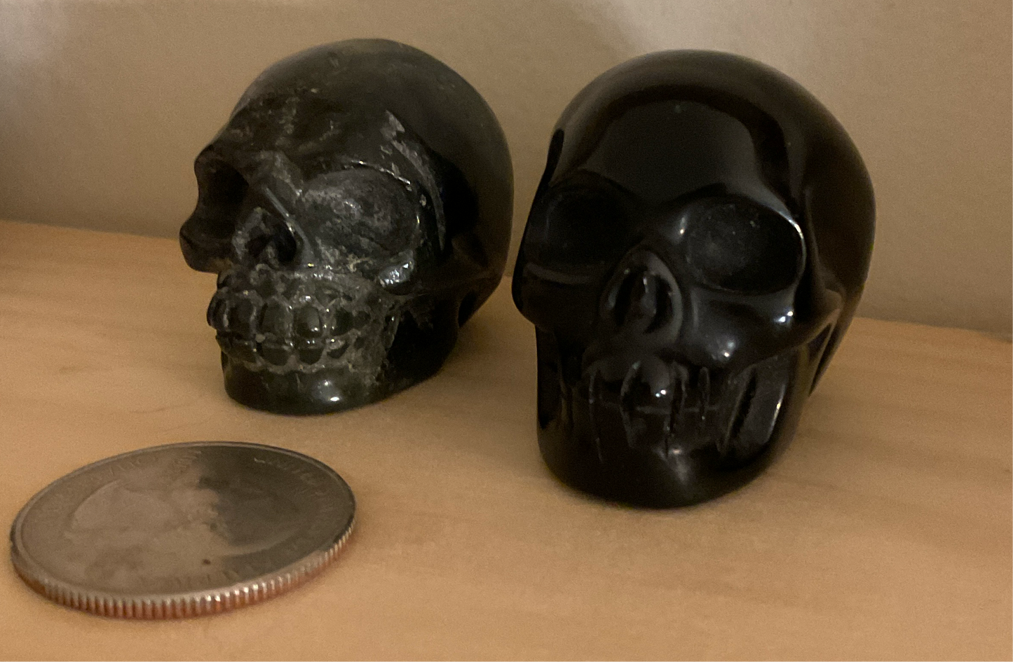 OBSIDIAN SKULL- growth, protection, transformation