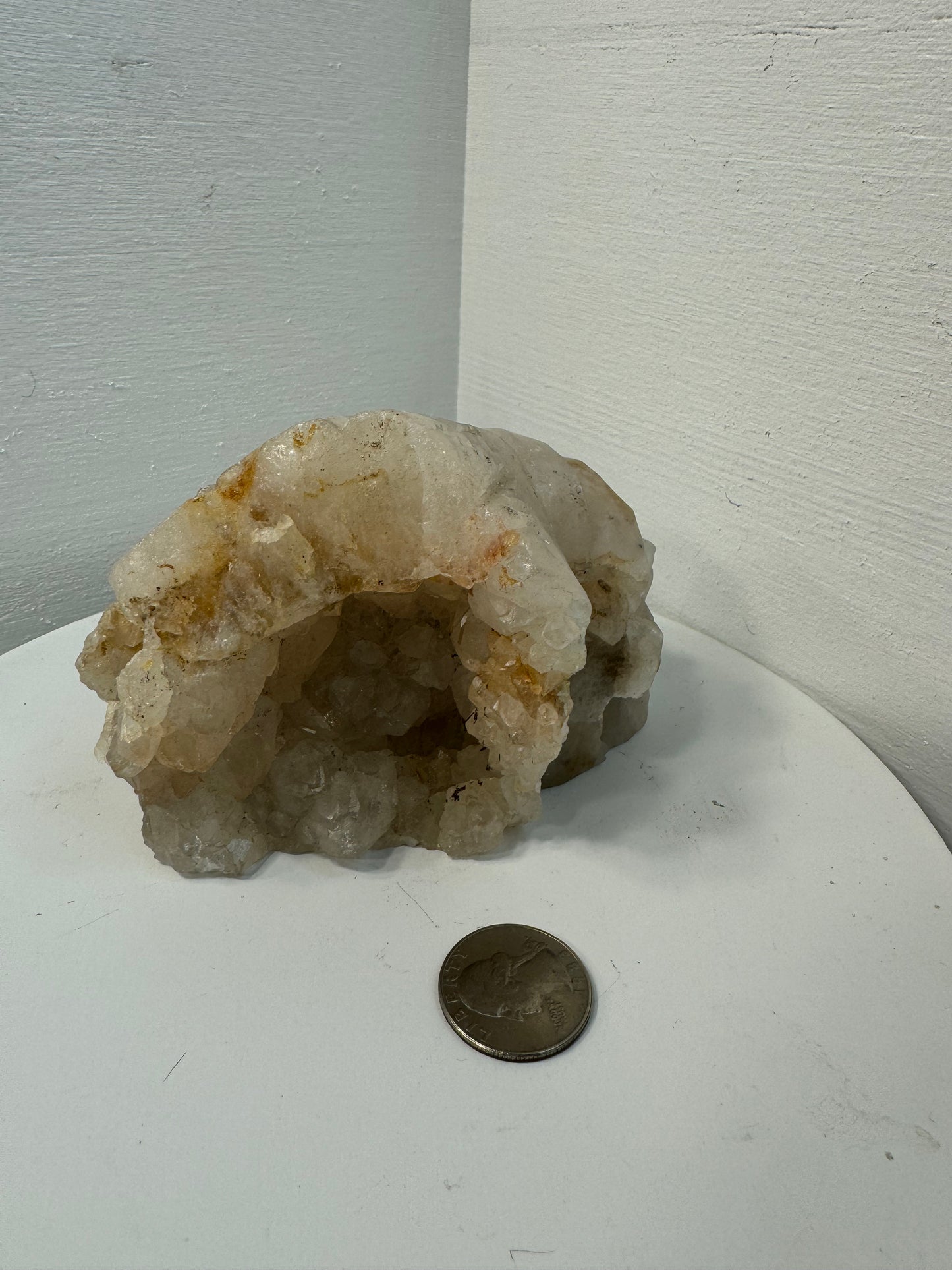 CLEAR QUARTZ CLUSTER SKULL -Clarity, Amplification, Spiritual Connection