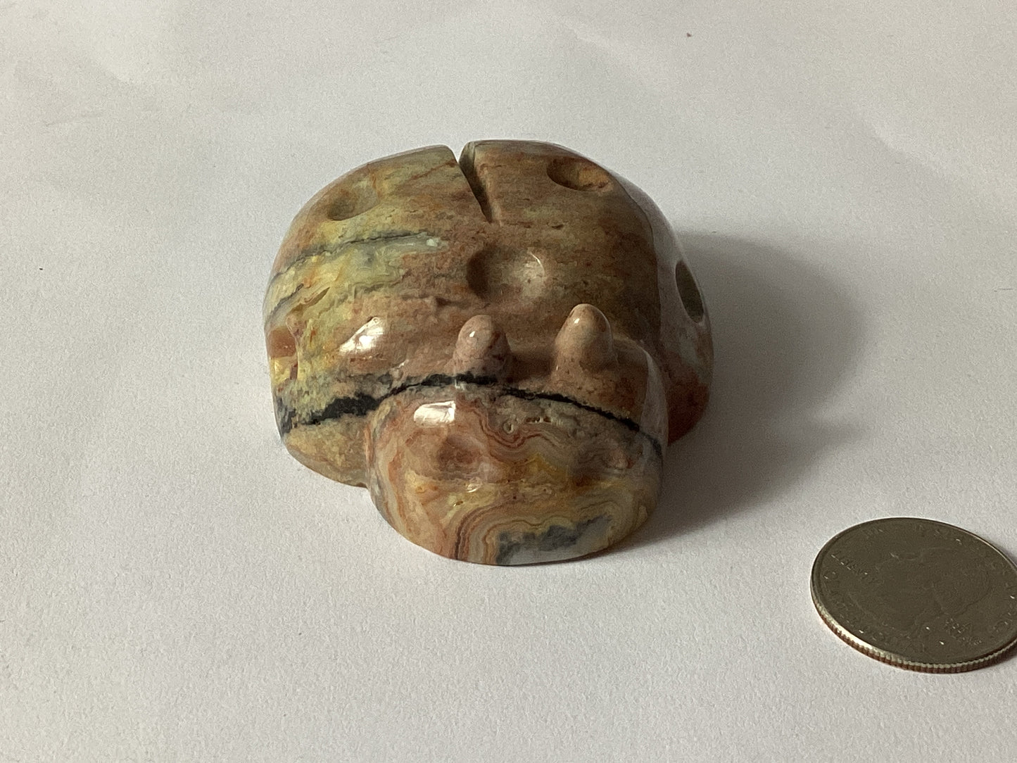OCEAN JASPER LADYBUG -Luck, Harmony, Positive Energy