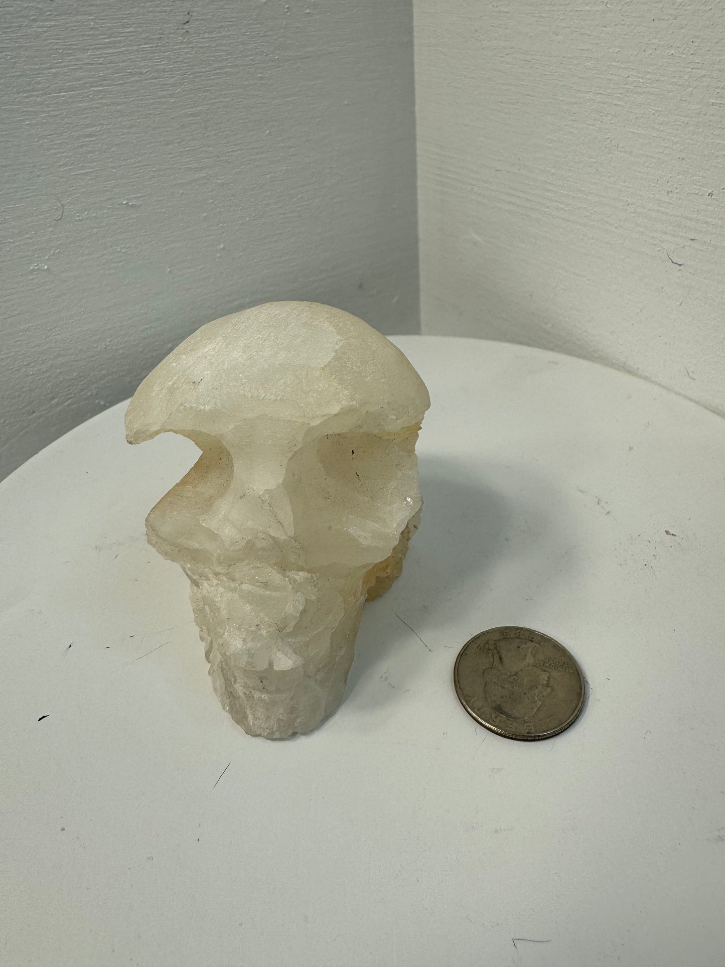 CLEAR QUARTZ CLUSTER SKULL -Clarity, Amplification, Spiritual Connection