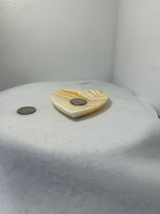HONEY CALCITE BOWL-determination, creativity, stamina
