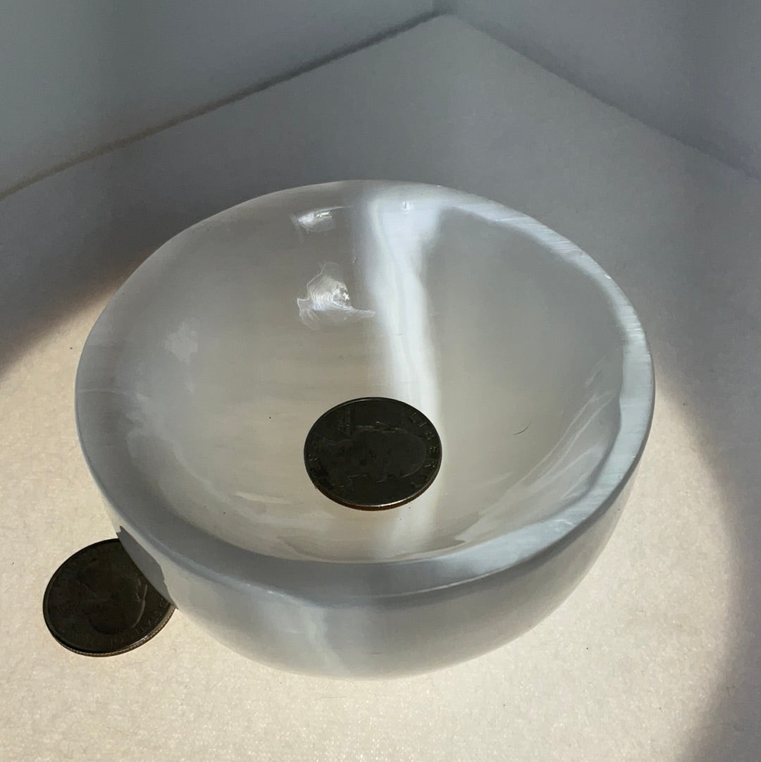 SELENITE BOWLS-Cleansing, Charging, Spiritual Light